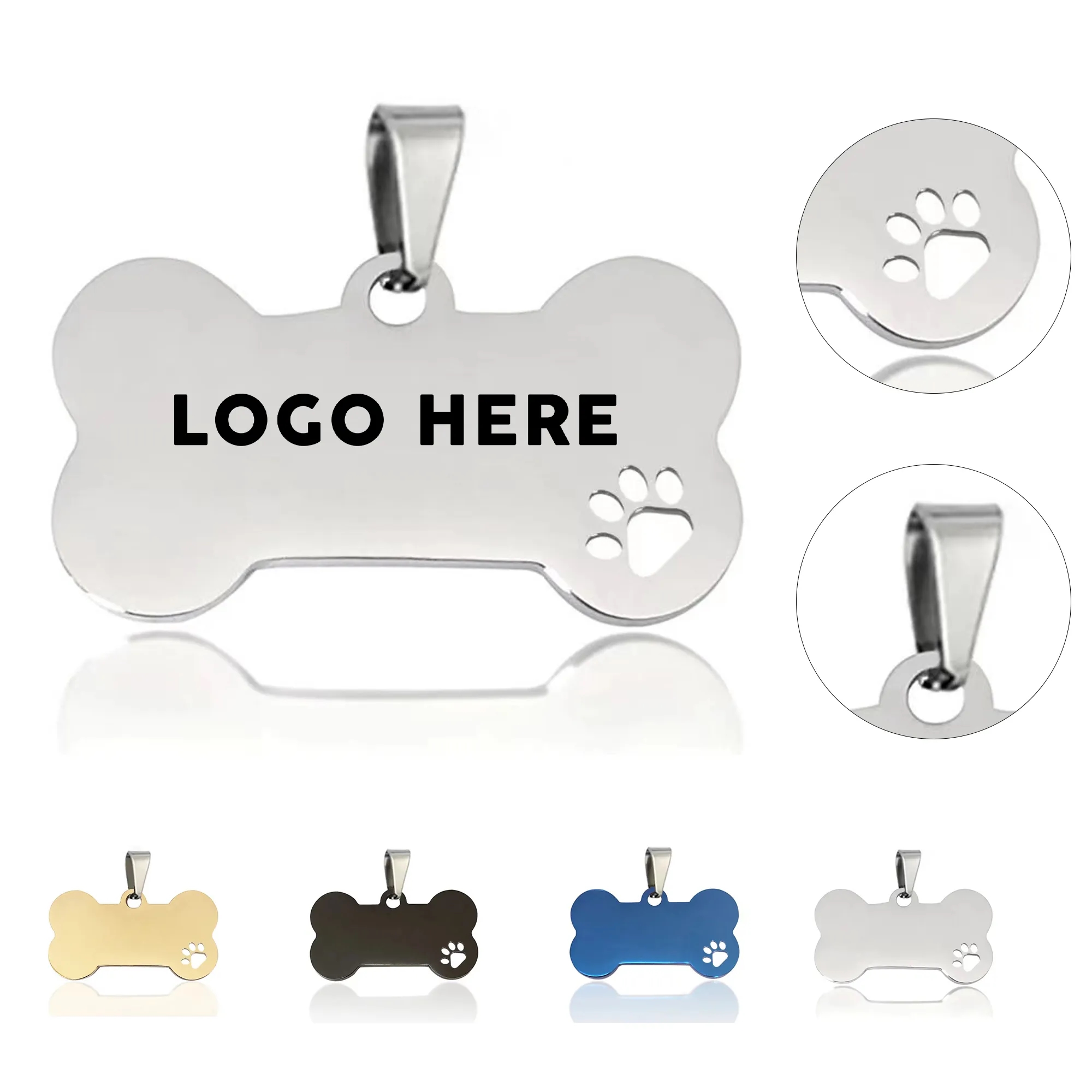 Bone Shaped Dog Tag 2