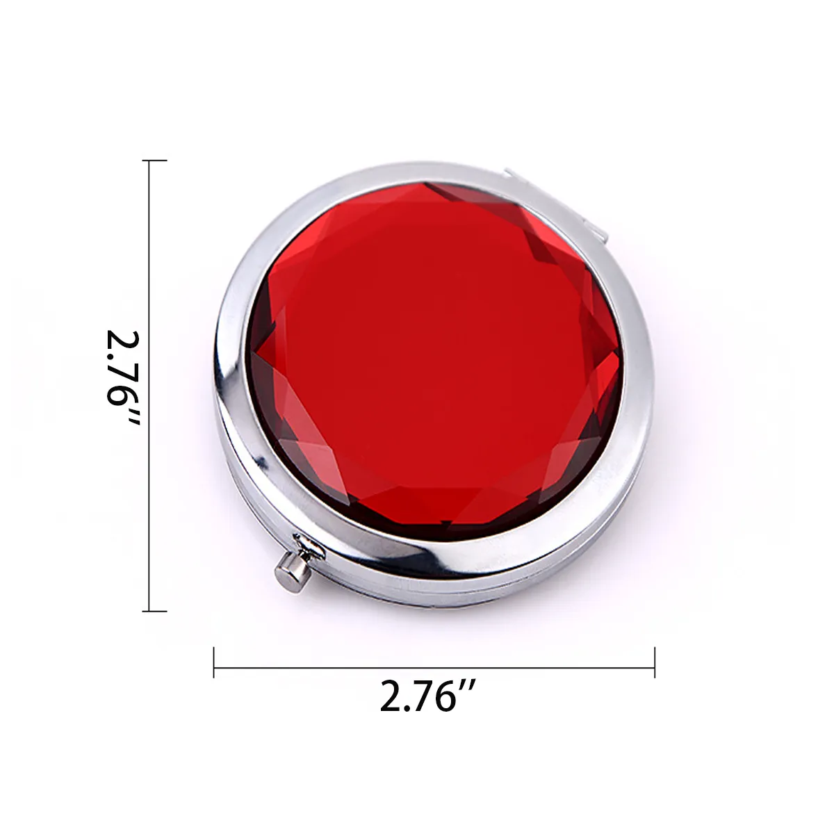Portable Makeup Women Shiny Small Pocket Cosmetic Mirror 4
