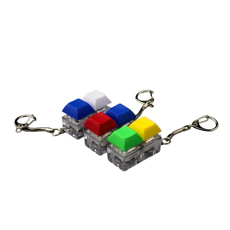 Two Keycap Fidget Keychain 2