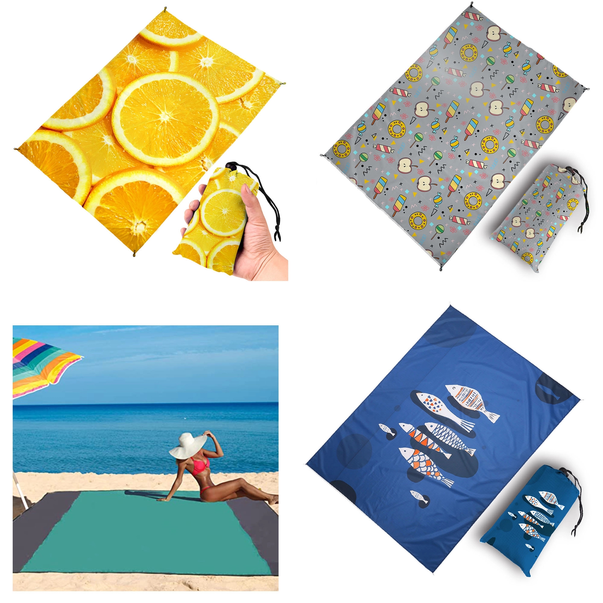 Full Color Beach Blanket