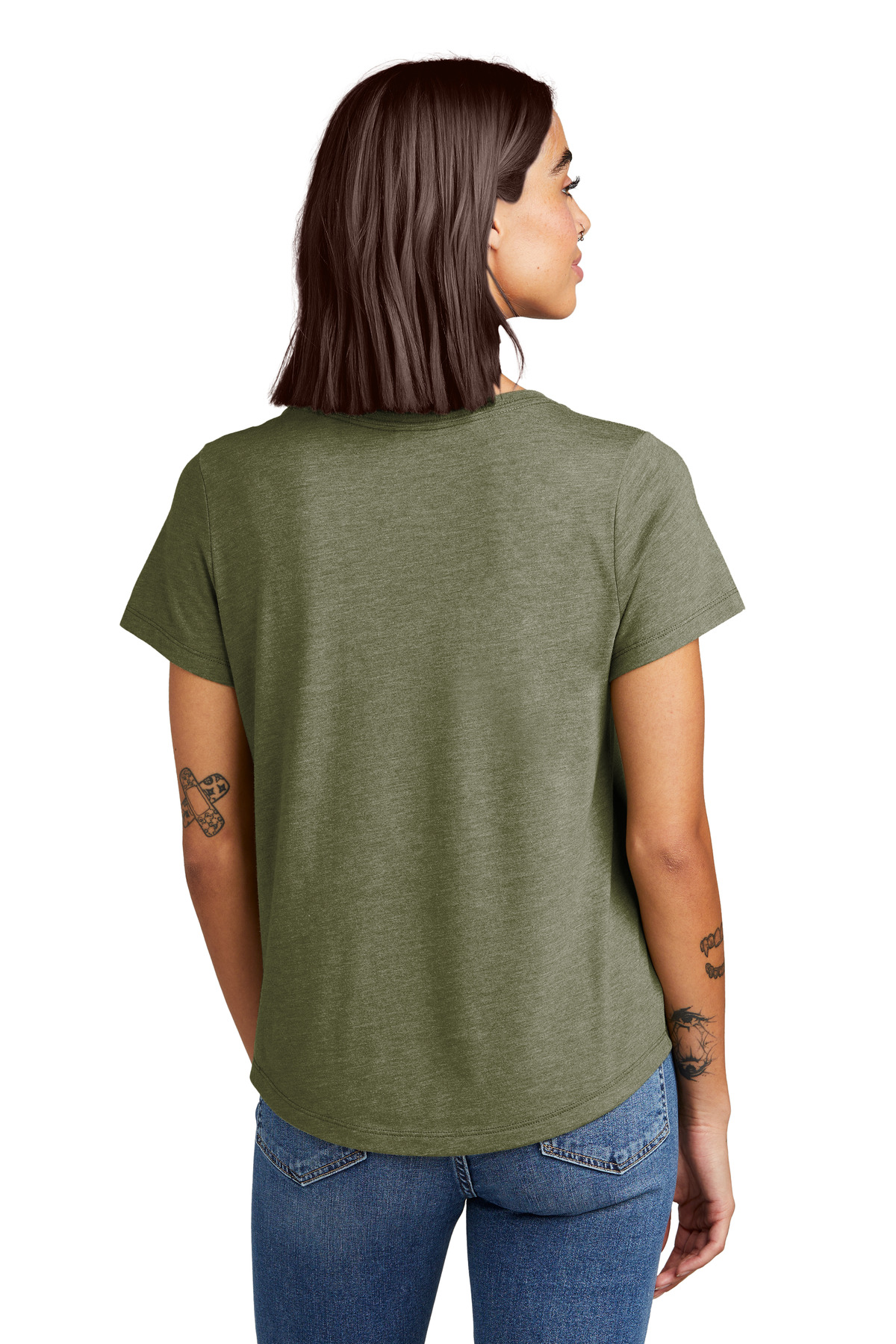 Allmade® Women's Relaxed Tri-Blend Scoop Neck Tee 23