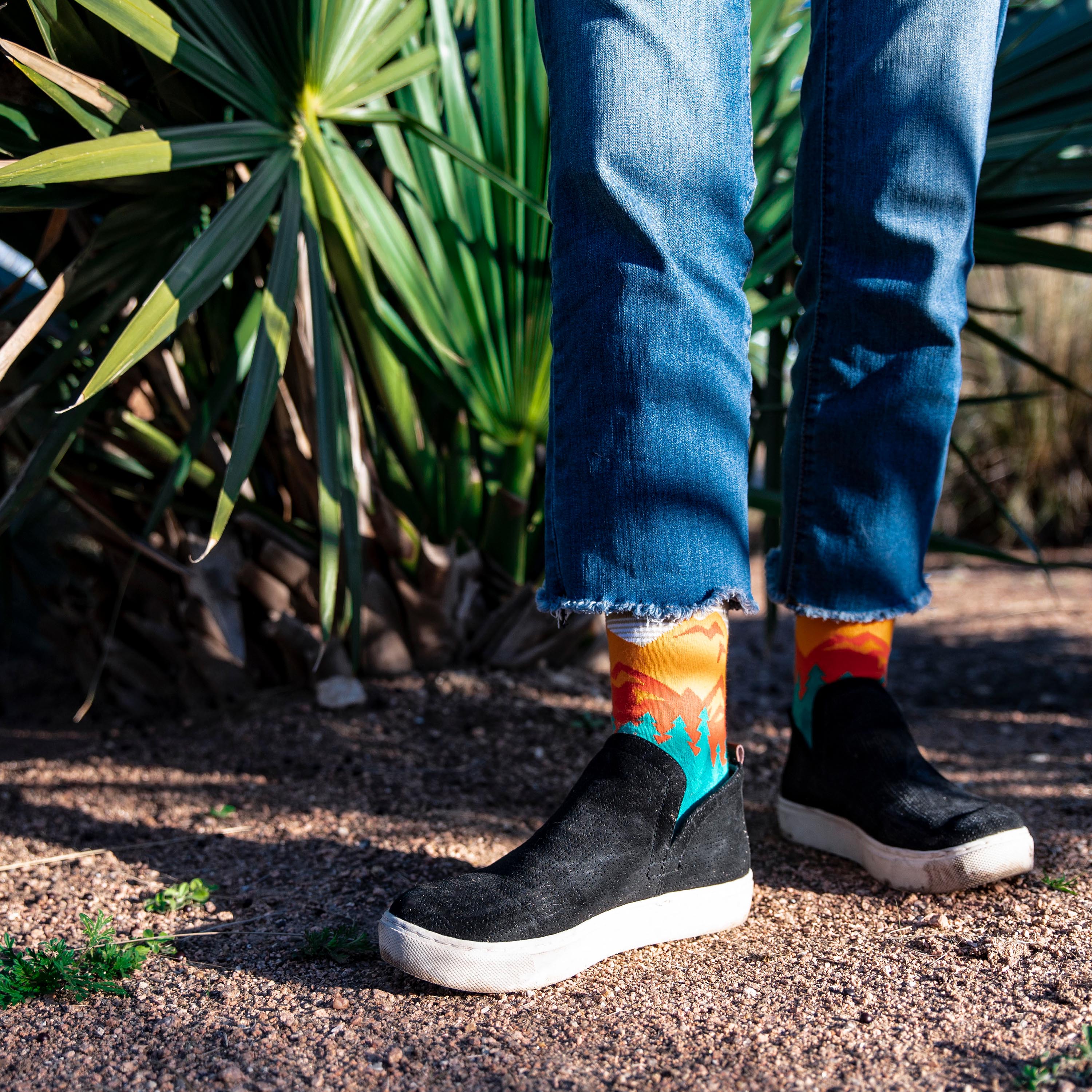 Standard Earth Day Socks - Eco-Friendly Footwear for Environmental Awareness - American Made 2