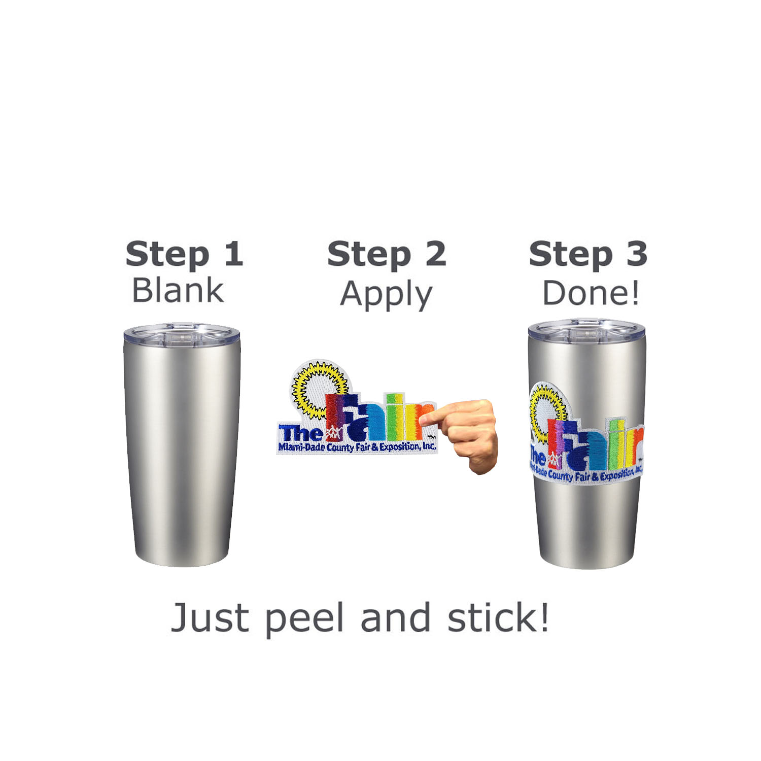 Instant Embroidery (Custom Peel & Stick Embroidered Stickers) 2