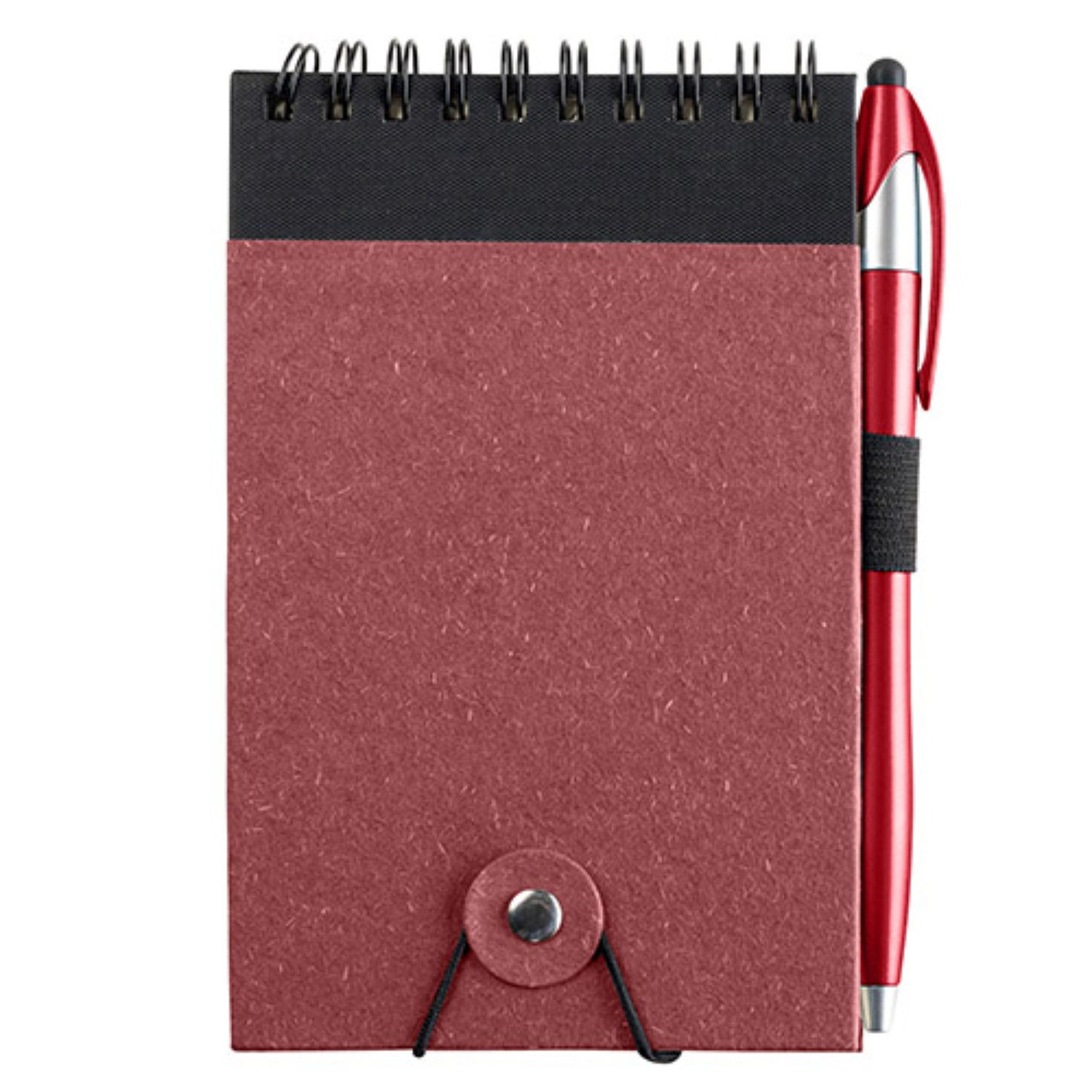 Jot & Go 3.75 x 5.75 Cardboard Spiral Journal with Pen - Colors 2
