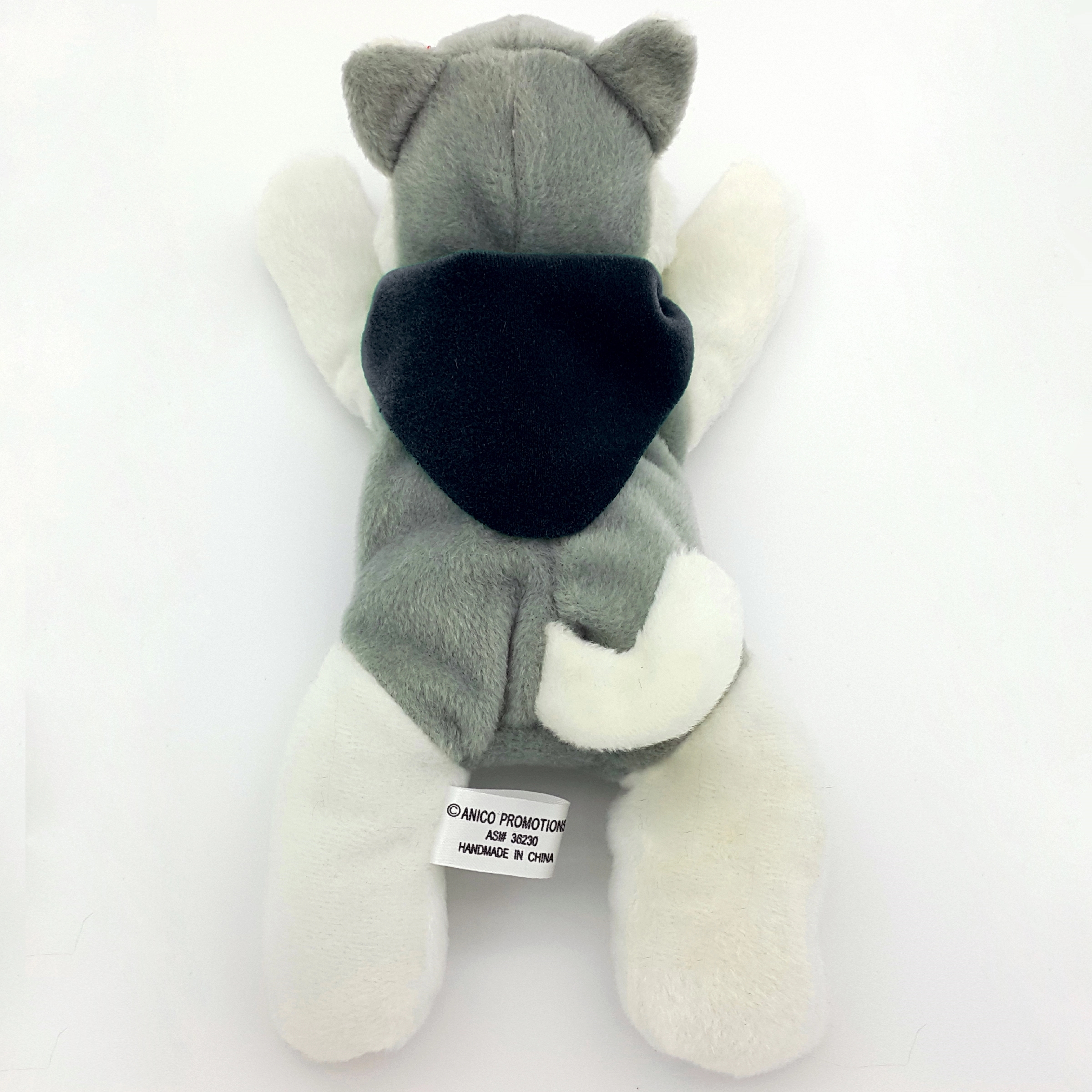 8" Laying Down Beanie Husky 6