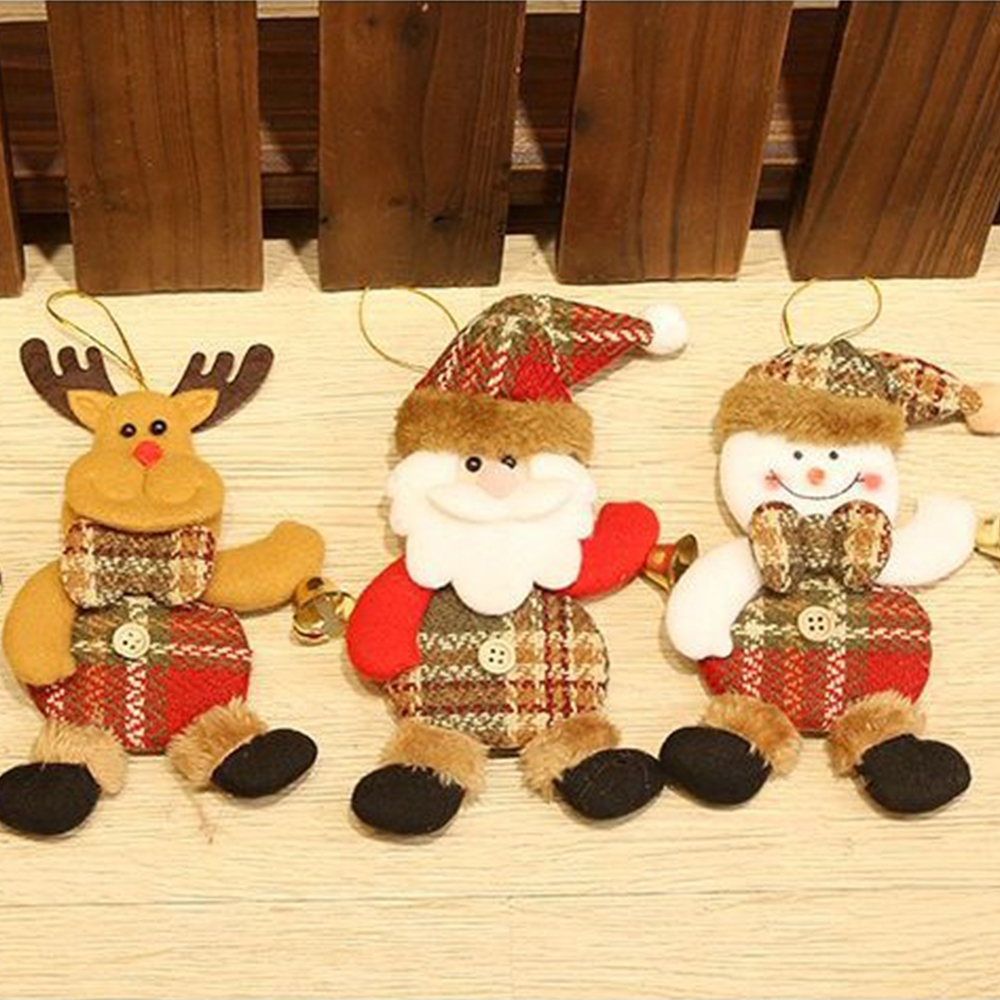 Christmas Santa Claus Bell Doll Pendant 2