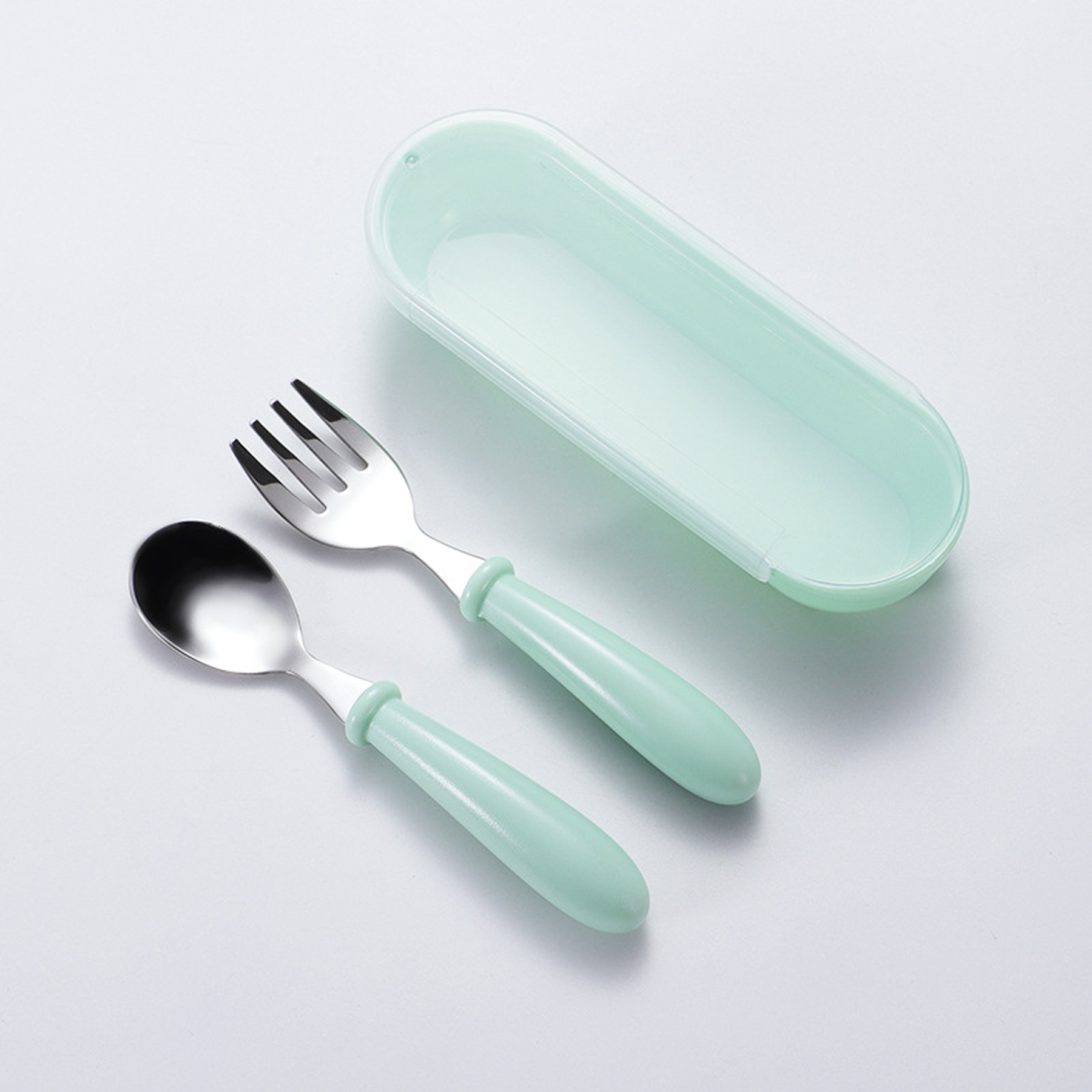 Stainless Steel Baby Spoon and Fork Set 3