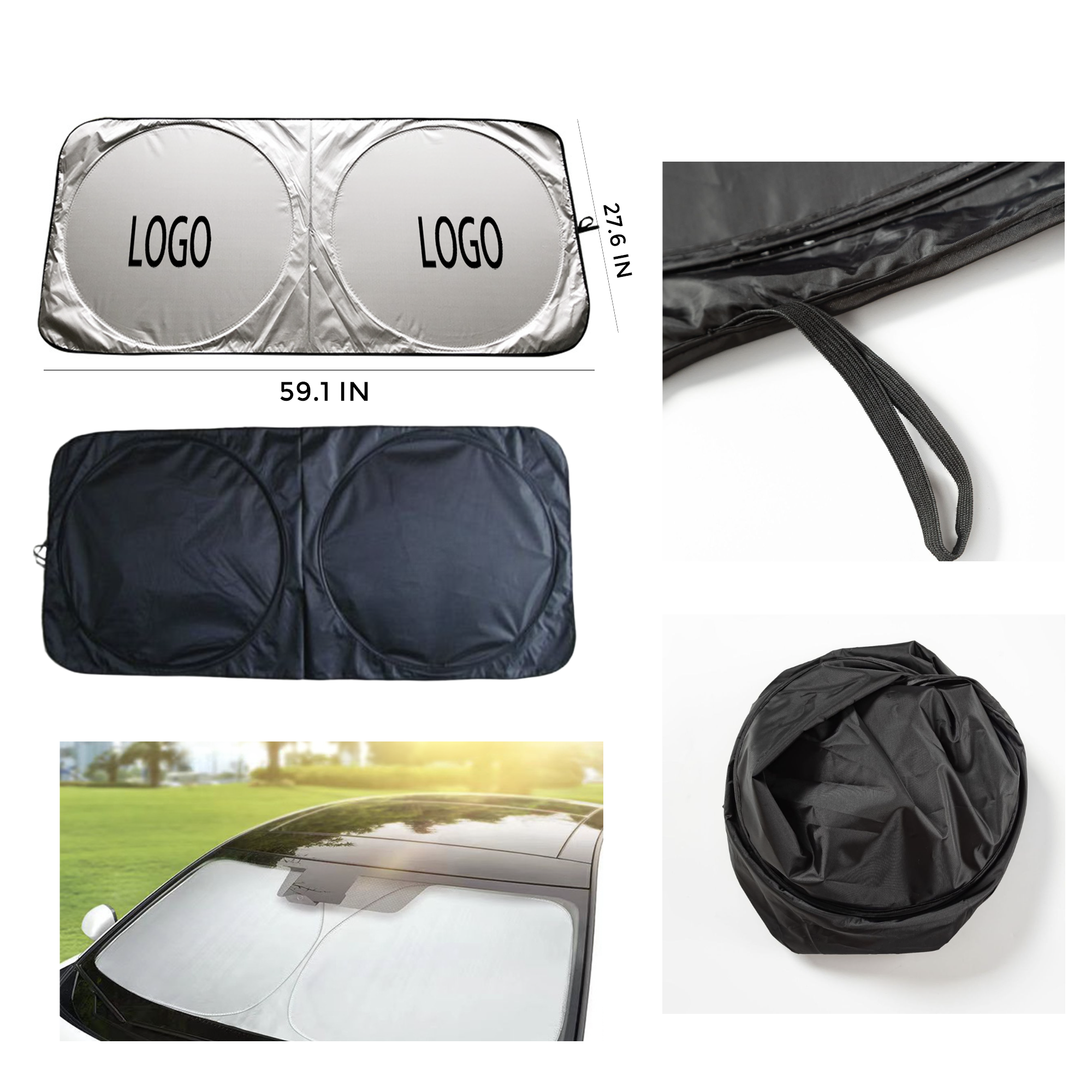 MOQ 10 PCS Convenient Car Sun Visor 2