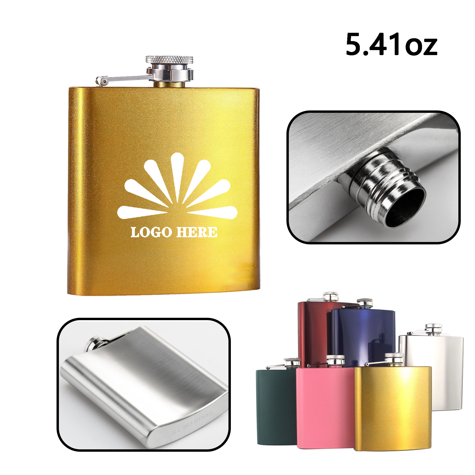Portable Stainless Steel Liquor Flask 3