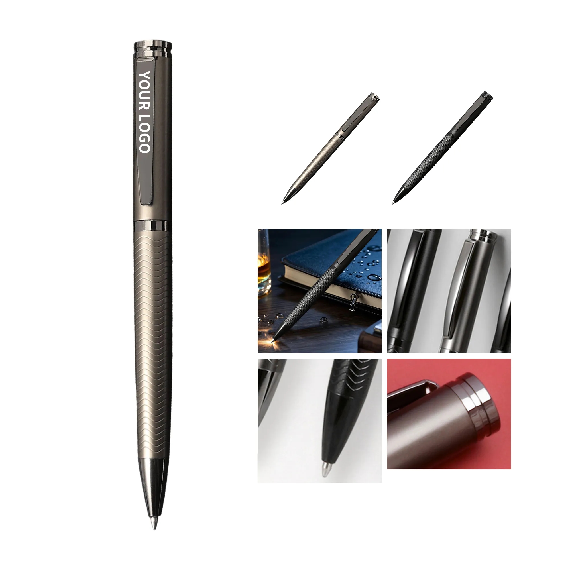 Metal Retractable Ballpoint Pen 2