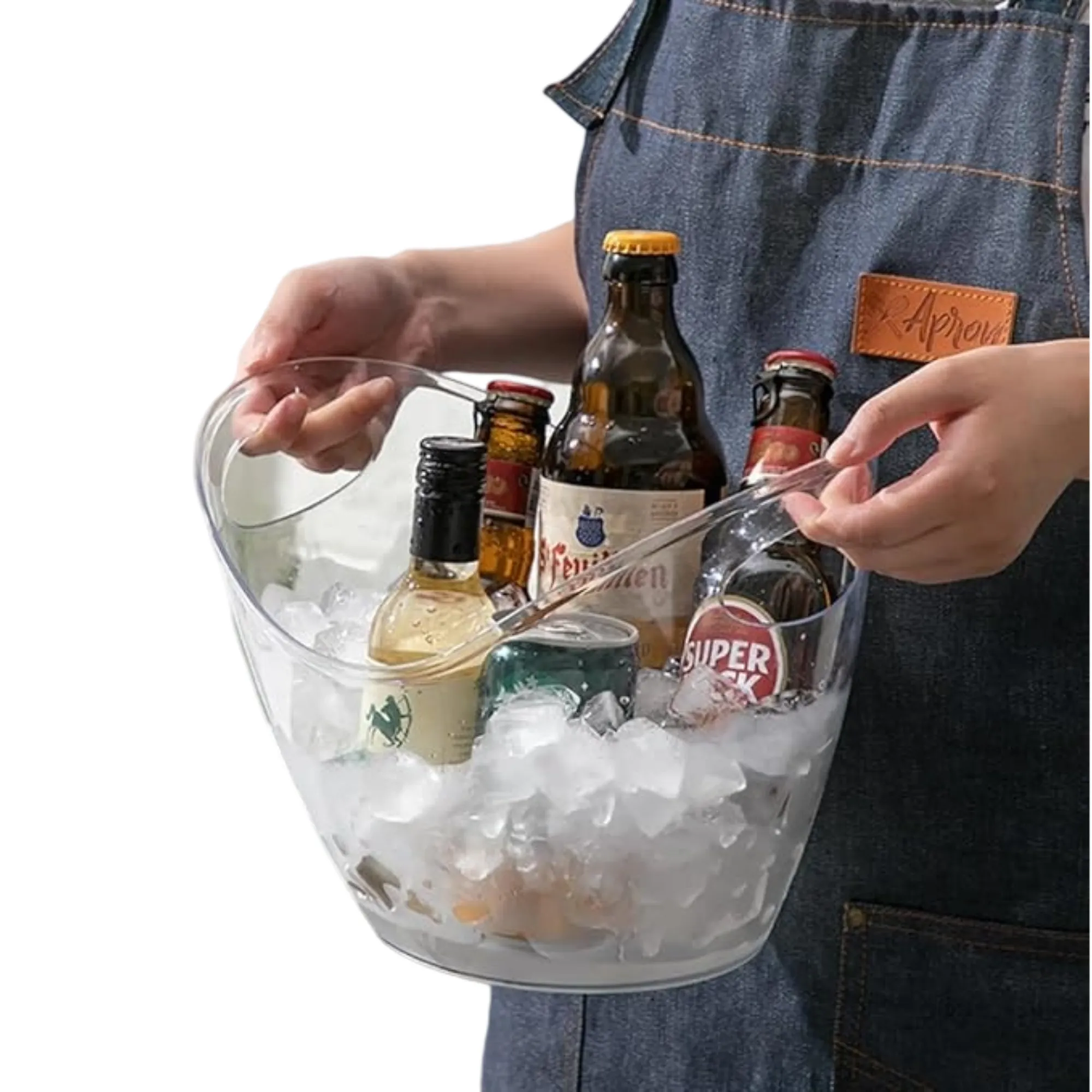 Alec Ingot Ice Bucket, custom bottle opener with logo imprint 4