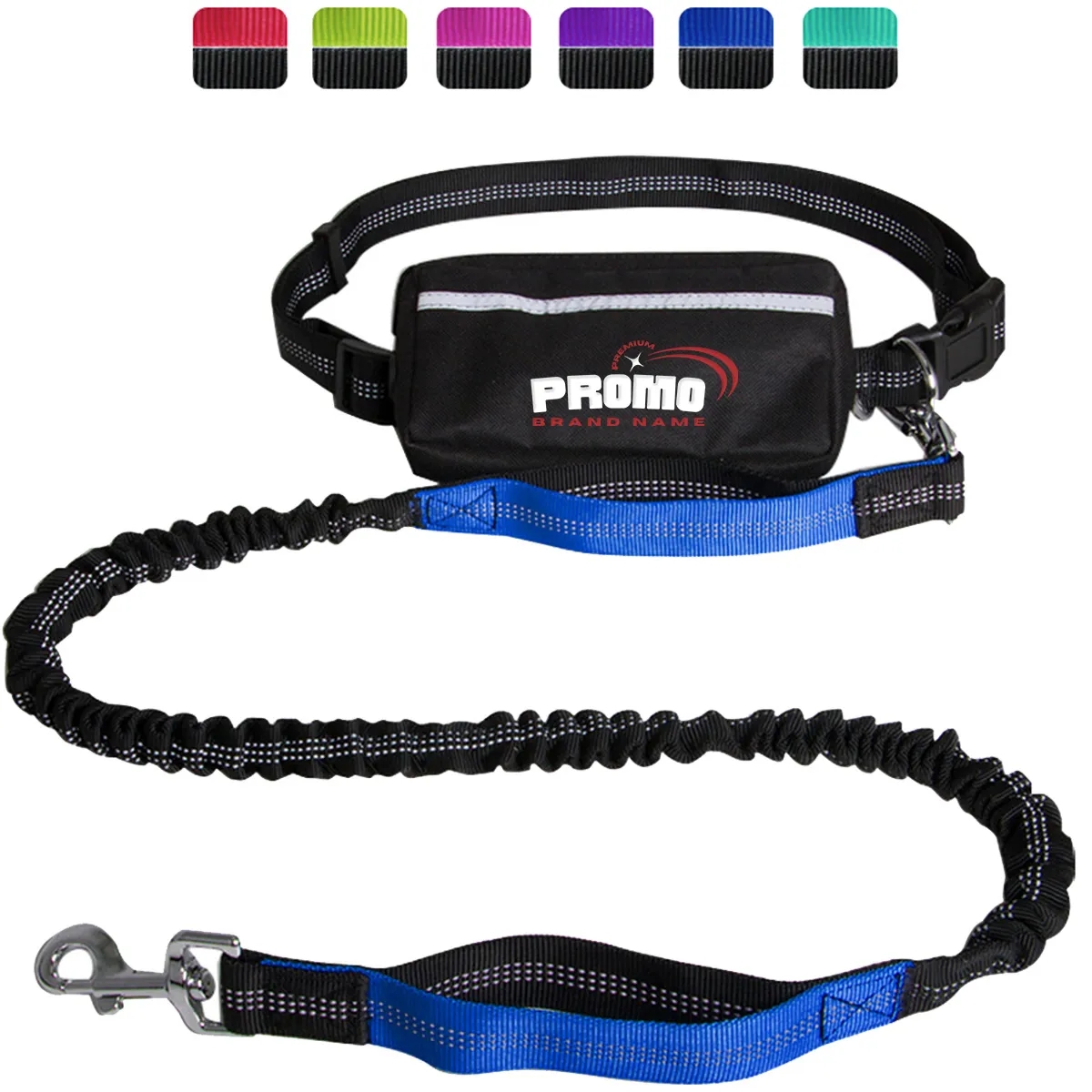 HandsFree Waist Pack Dog Leash With Adjustable Belt 6
