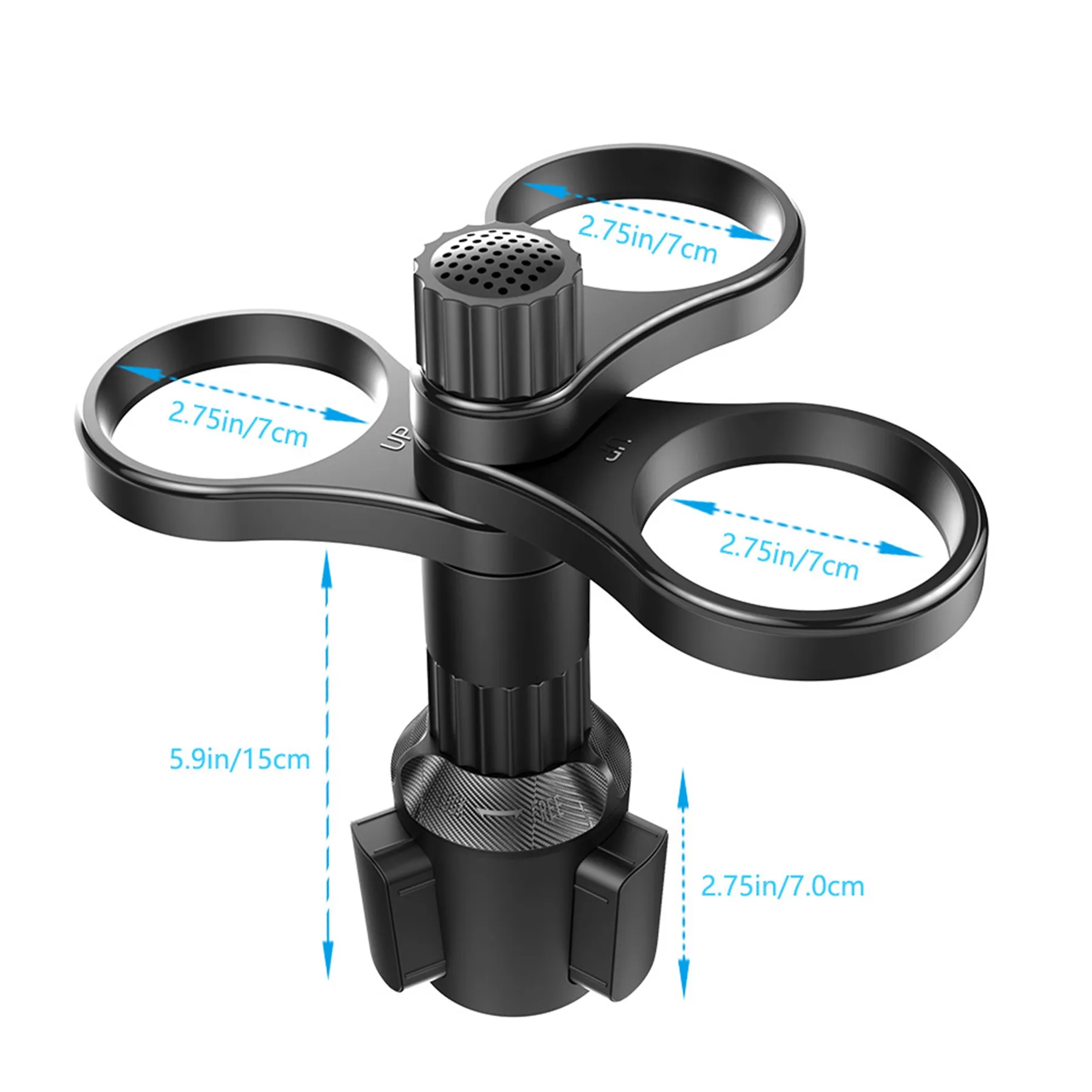 Abs Multi Functional Car Cup Holder 8