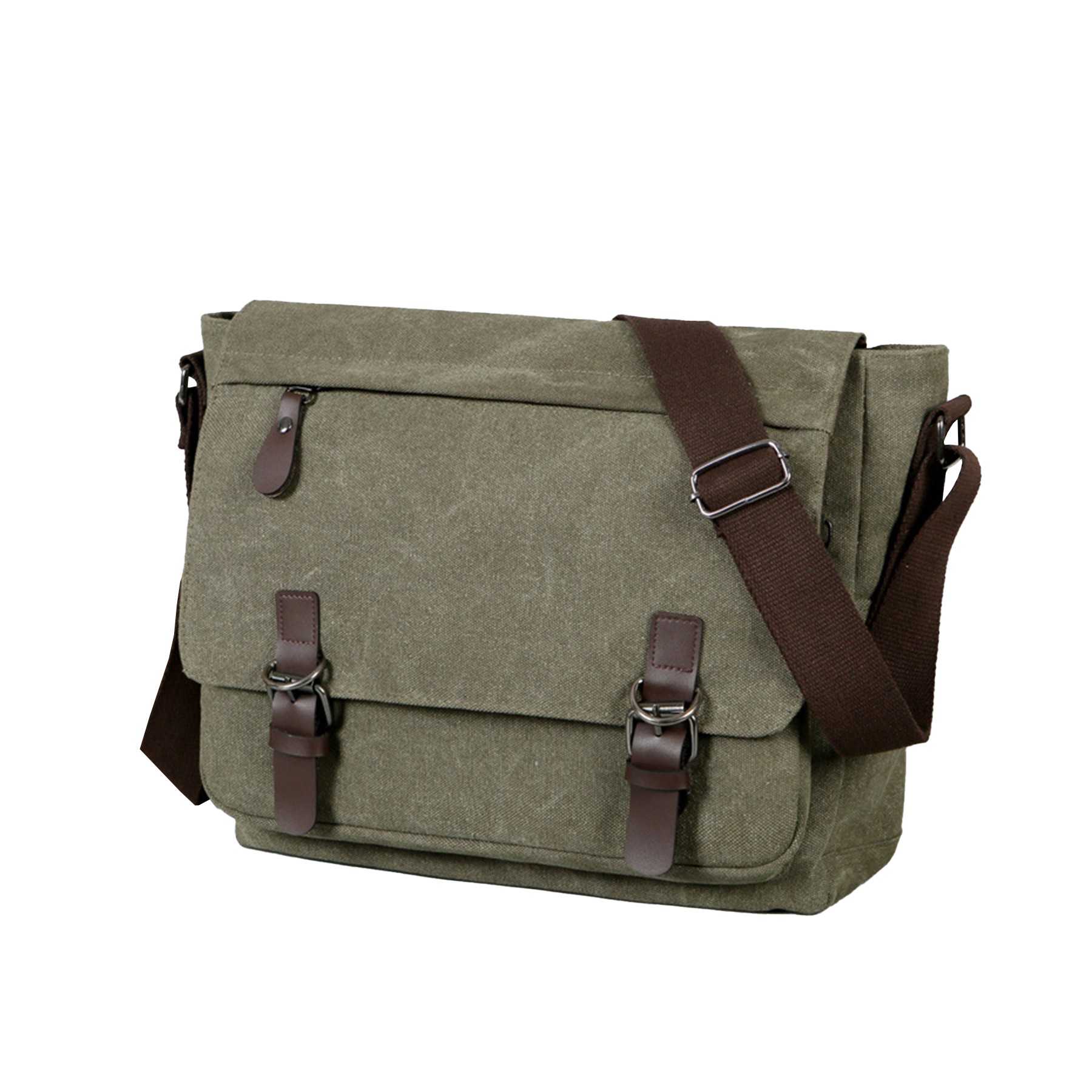 Retro Messenger Bag, custom messenger bag with logo imprint 4