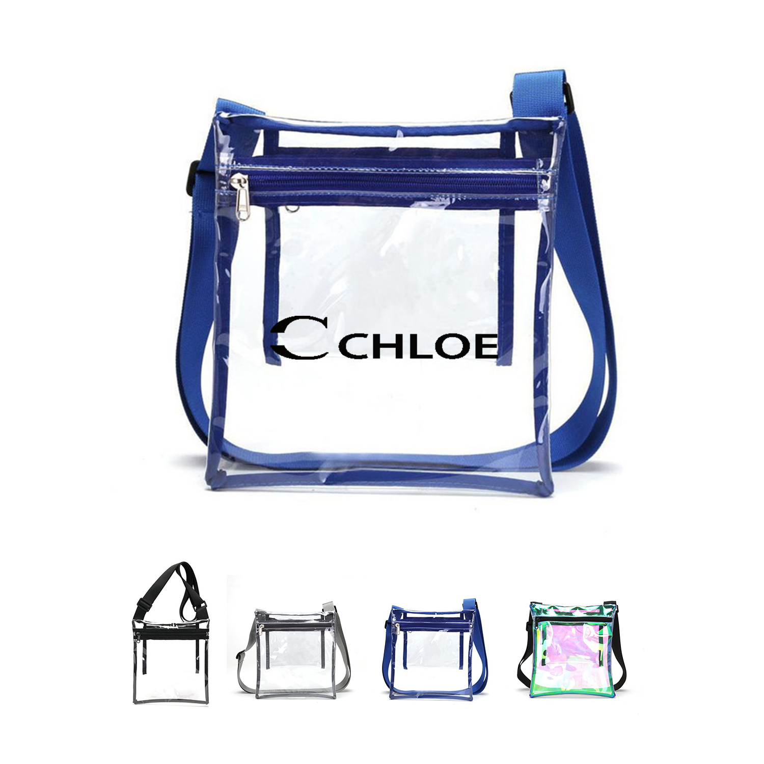 Transparent Cross Body Purse Bag 1