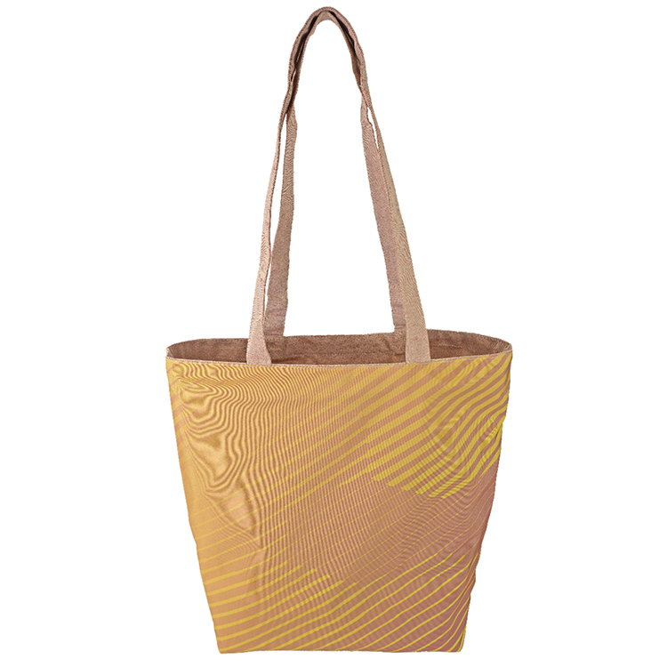 Super Sale- Reversible Colored Tweed Cotton Tote, custom tote bag with logo imprint 5