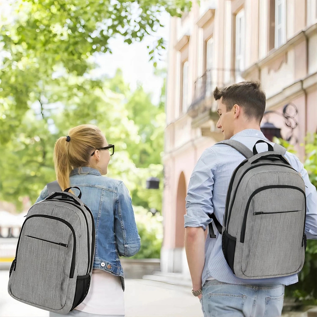 USB Travel Business Anti Theft Slim Durable Laptop Backpack 2