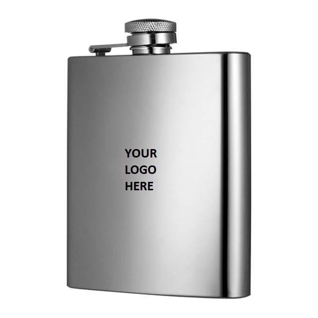 Stainless Steel Hip Flask 7oz 2