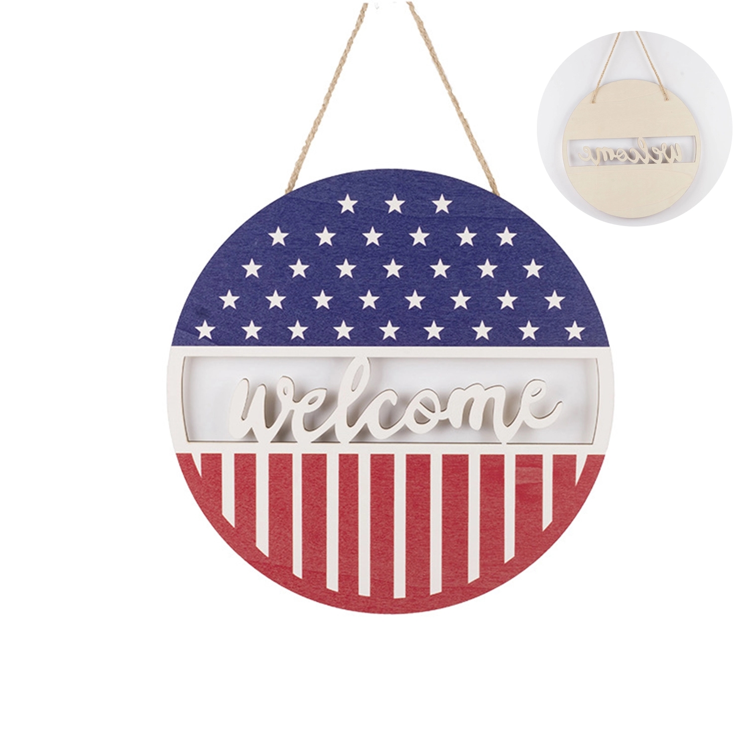 3.5"- Ultra Vivid Wooden Ornaments 2