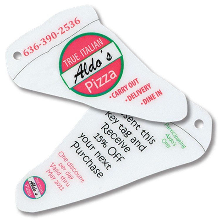 Pizza Slice Key Tag 1