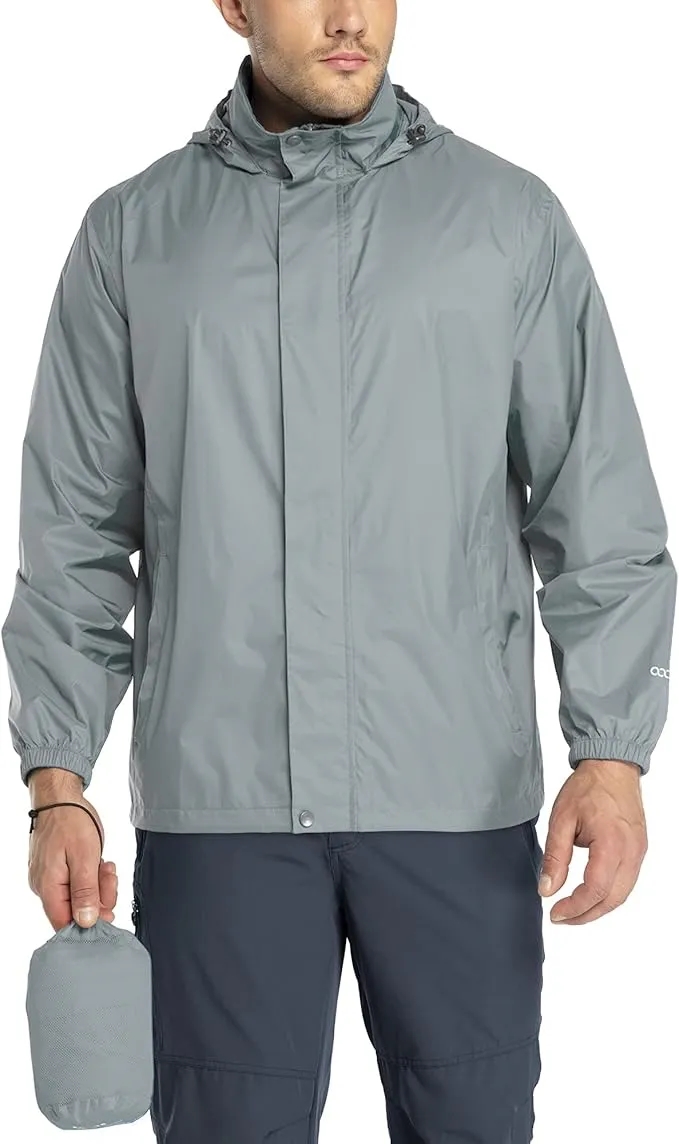 Men's Lightweight Waterproof Raincoat 11