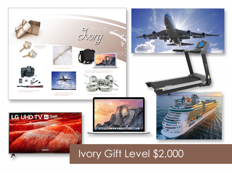 $2,000 Gift of Choice (Ivory Level) Gift Booklet