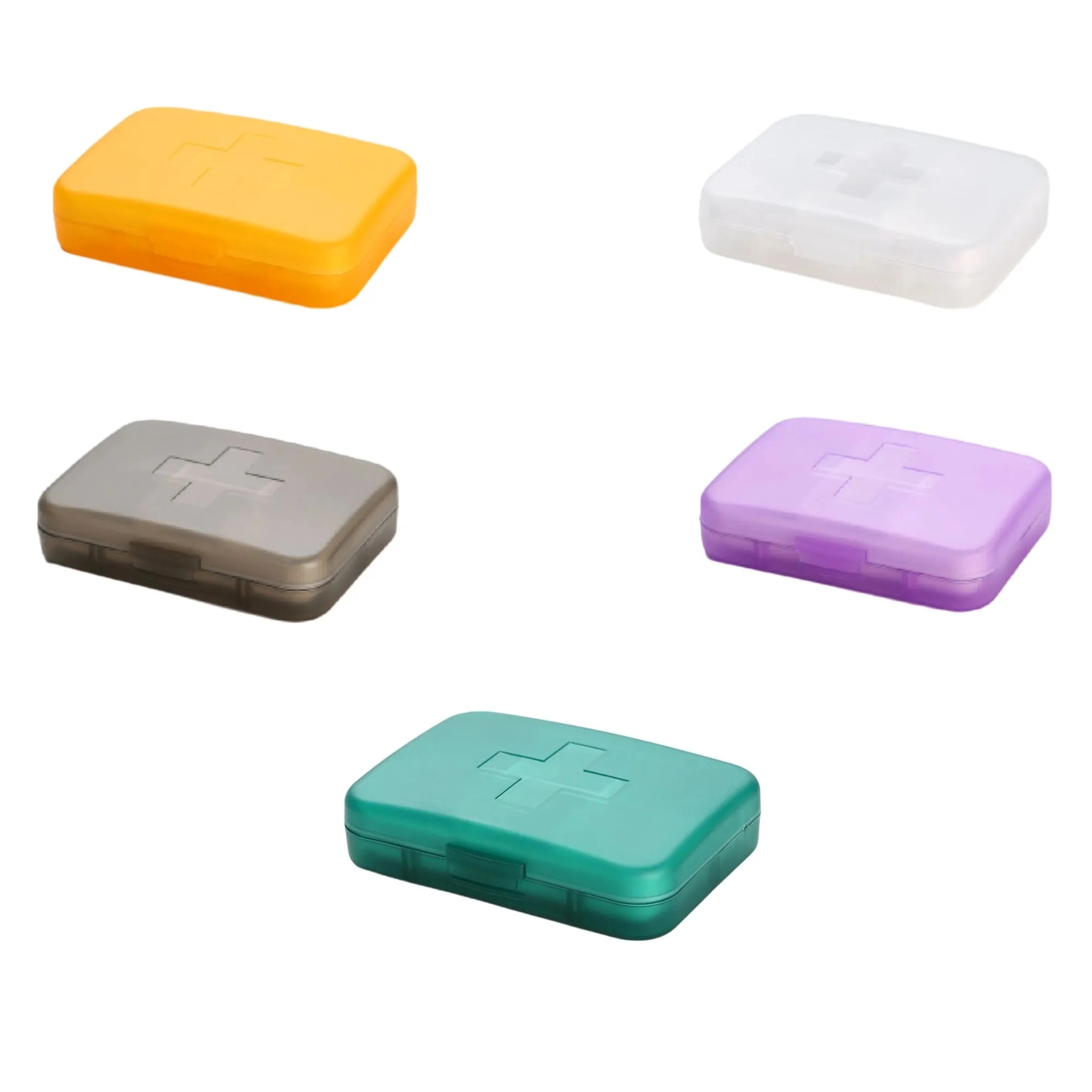 Portable Multi Compartment Small Pill Box 2