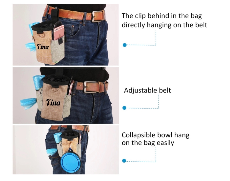 Dog Treat Pouch Pet Training Kit Bag 7