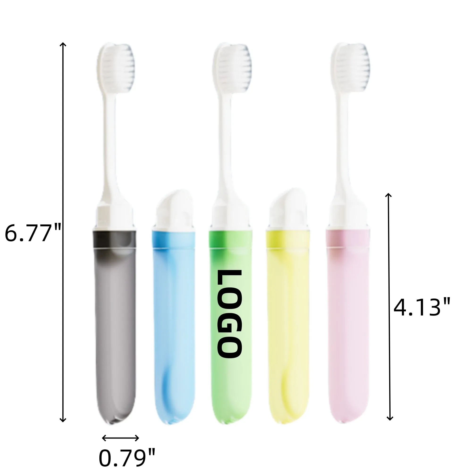 Foldable Travel Toothbrush With Soft Bristles 4