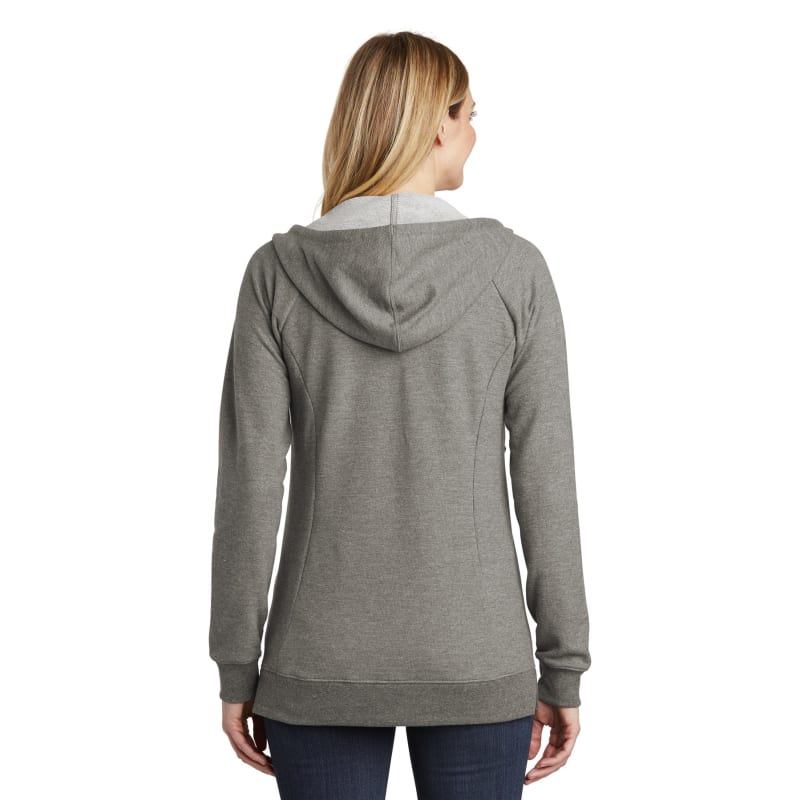 District Women's Perfect Tri French Terry Full-Zip Hoodie. 9