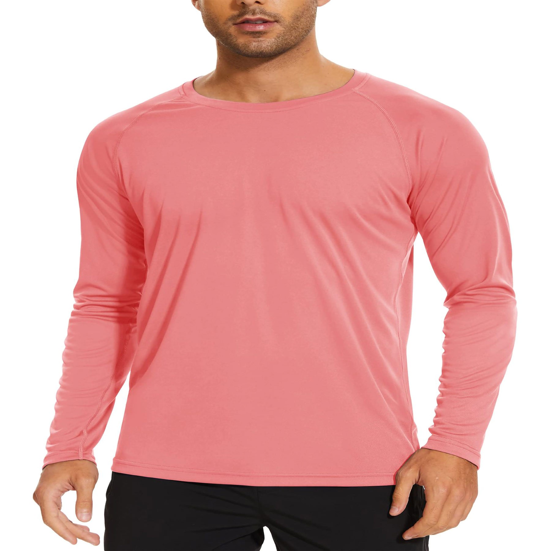 Men's Long Sleeve Ice Silk T-Shirt 17