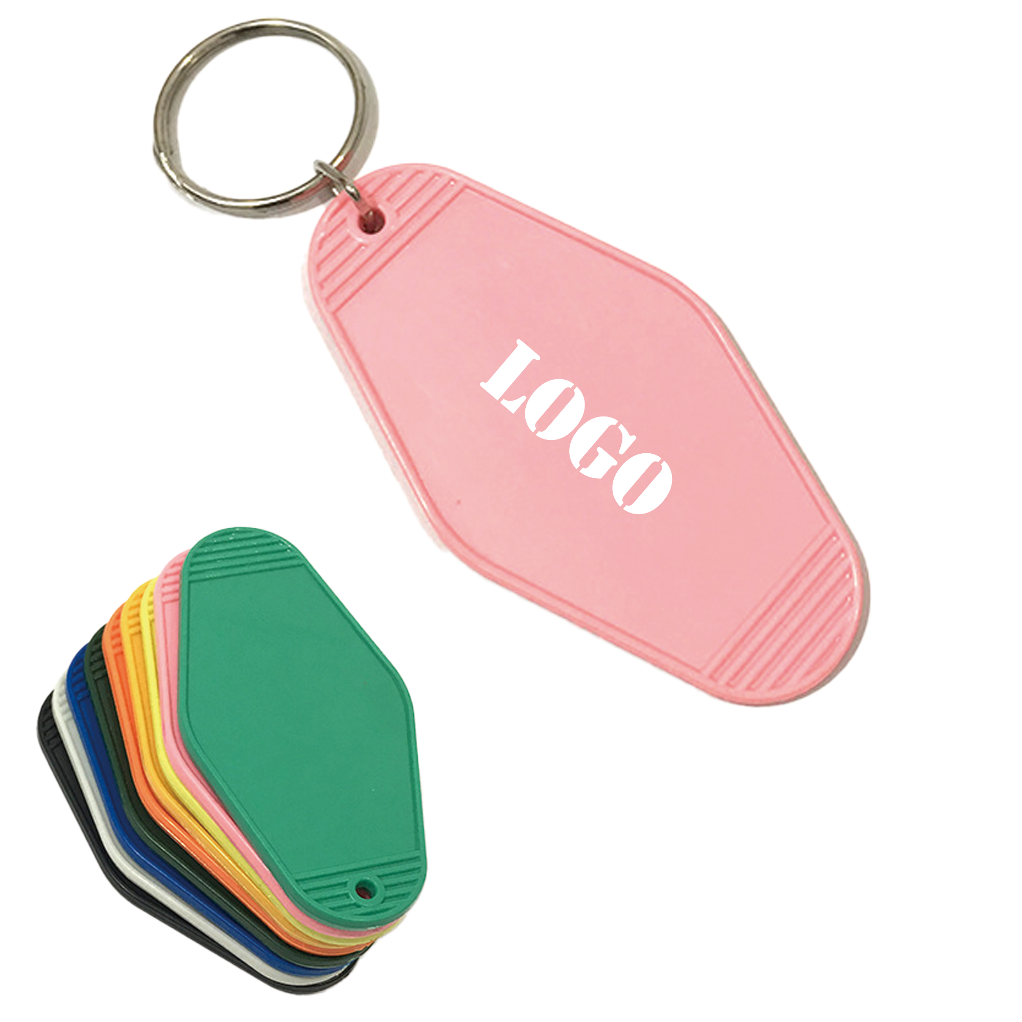 Vintage Plastic Hotel Keychain 2
