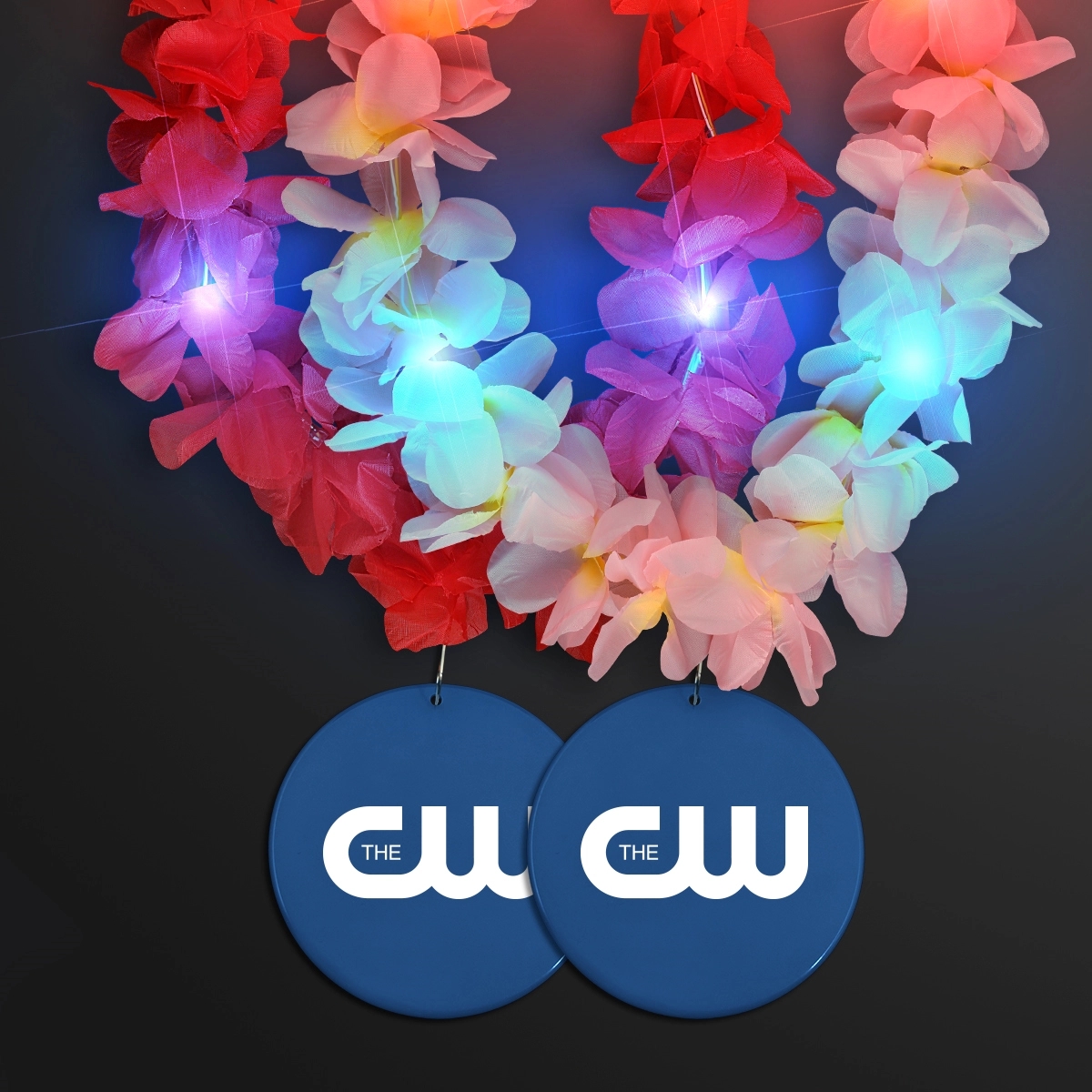 Light Up Hawaiian Leis with Custom Circle Medallion 27
