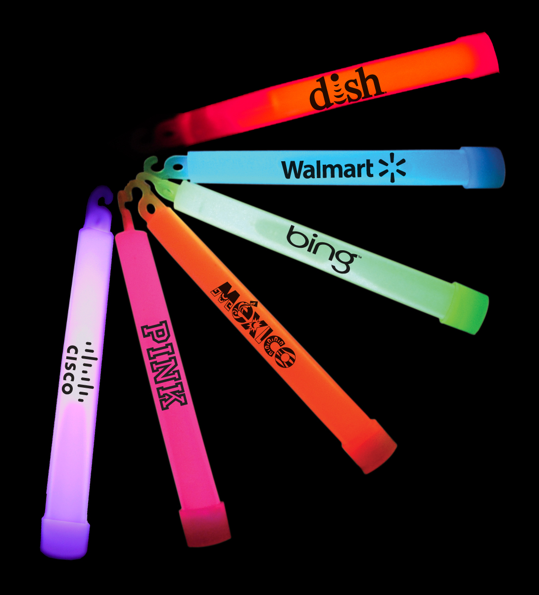 6" Glow Stick With Lanyard - Light Up 1