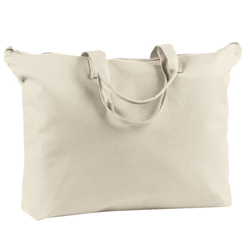 BAGedge 12 Oz. Canvas Zippered Book Tote 6