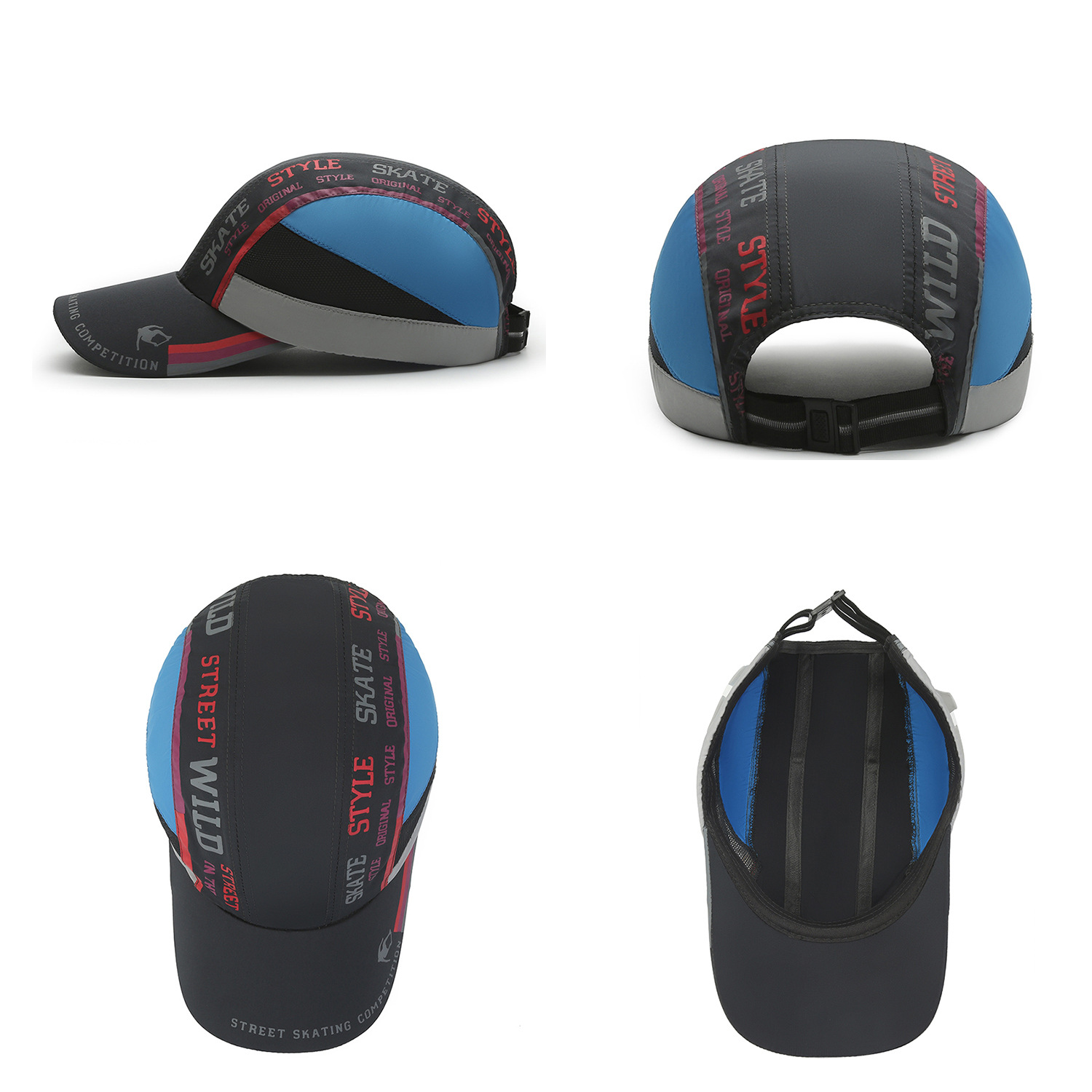 Adjustable Printed Patchwork Baseball Cap 4