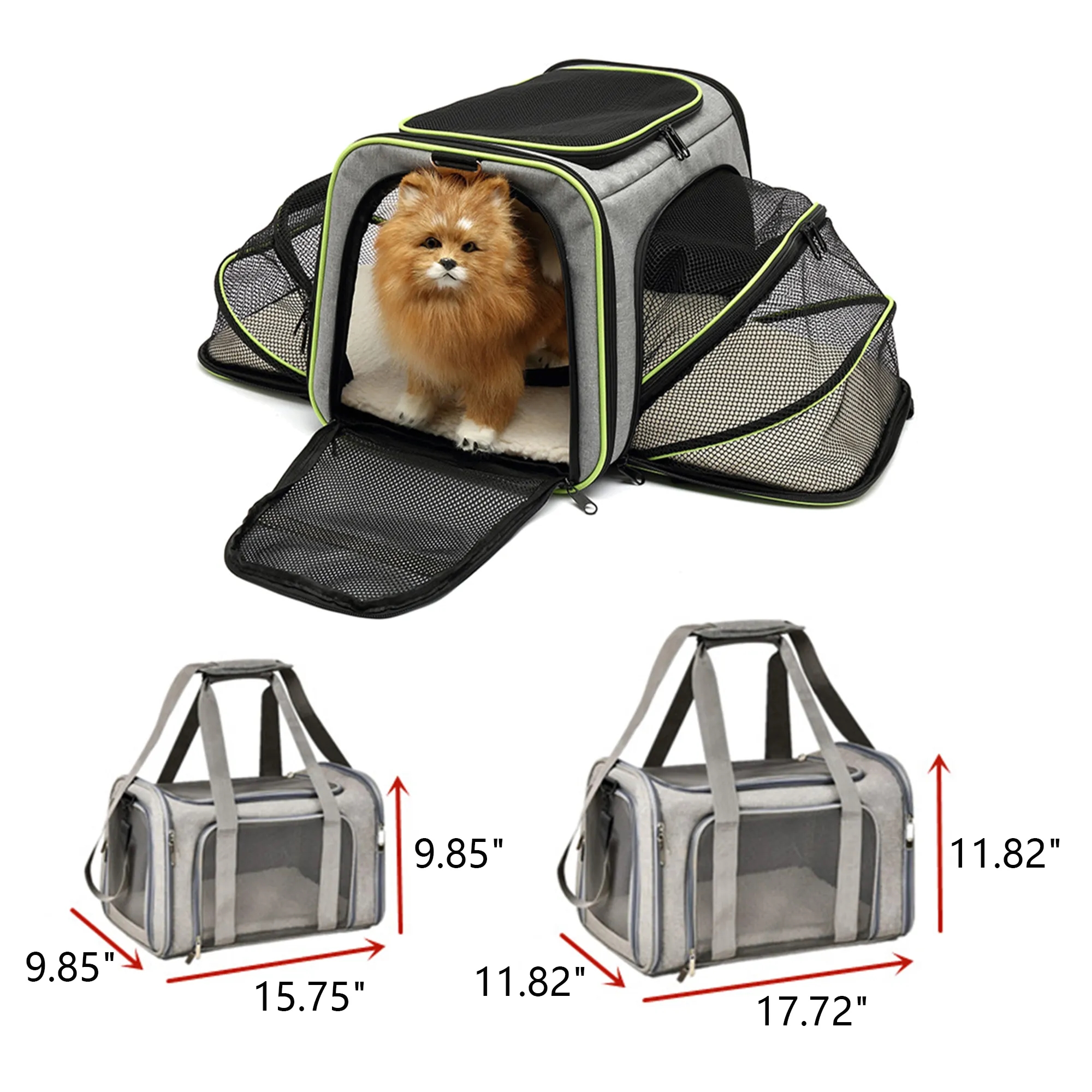 Foldable Travel Puppy Carrier Bag 4