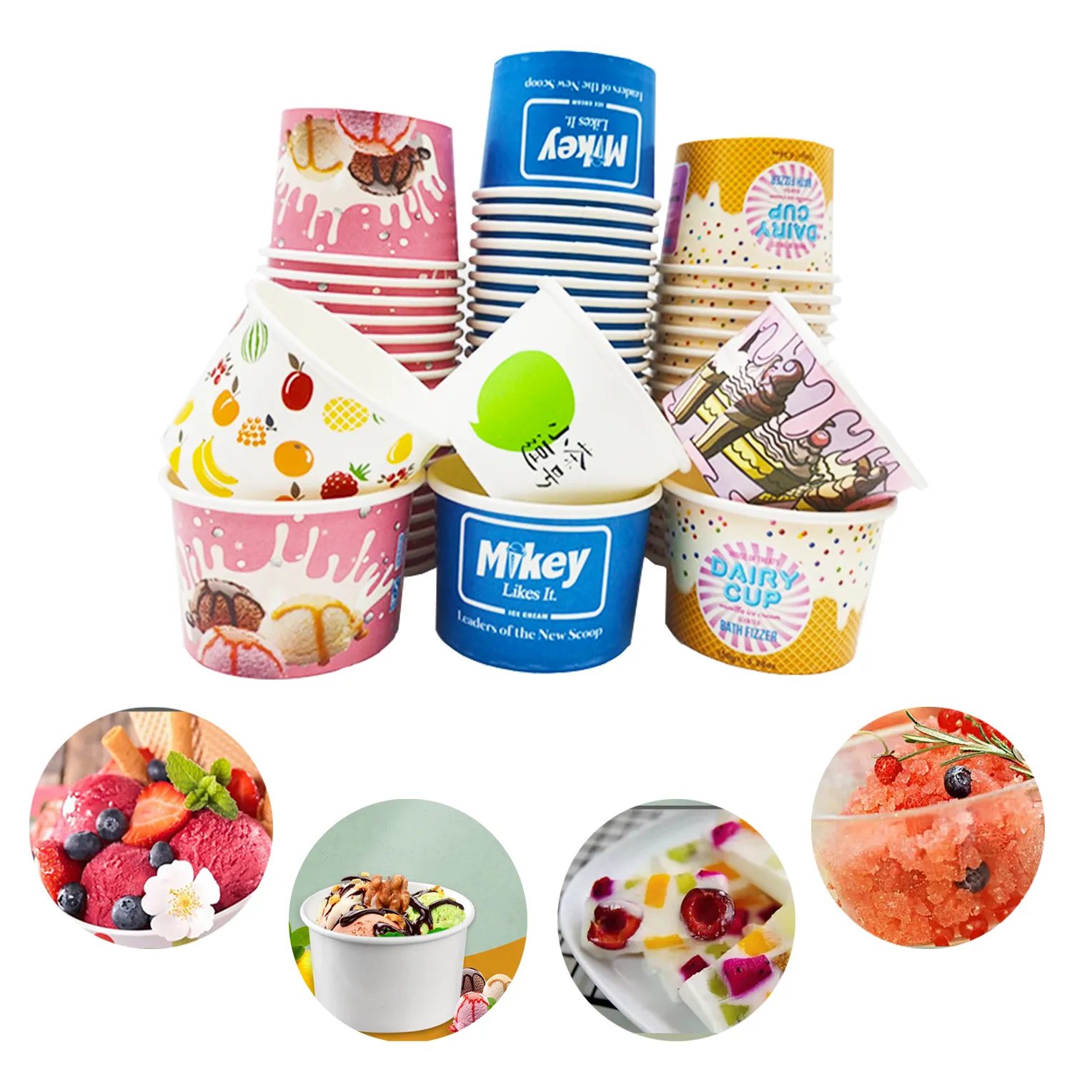 Paper Ice Cream Cups 1