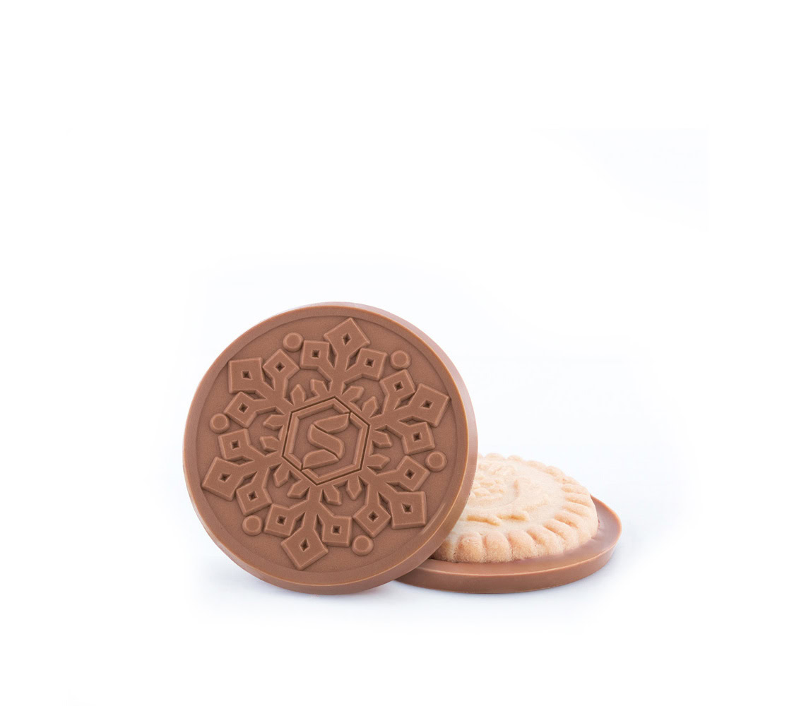 Decadent 6-Piece Chocolate Shortbread Cookie Gift Set with Luxury Custom Packaging