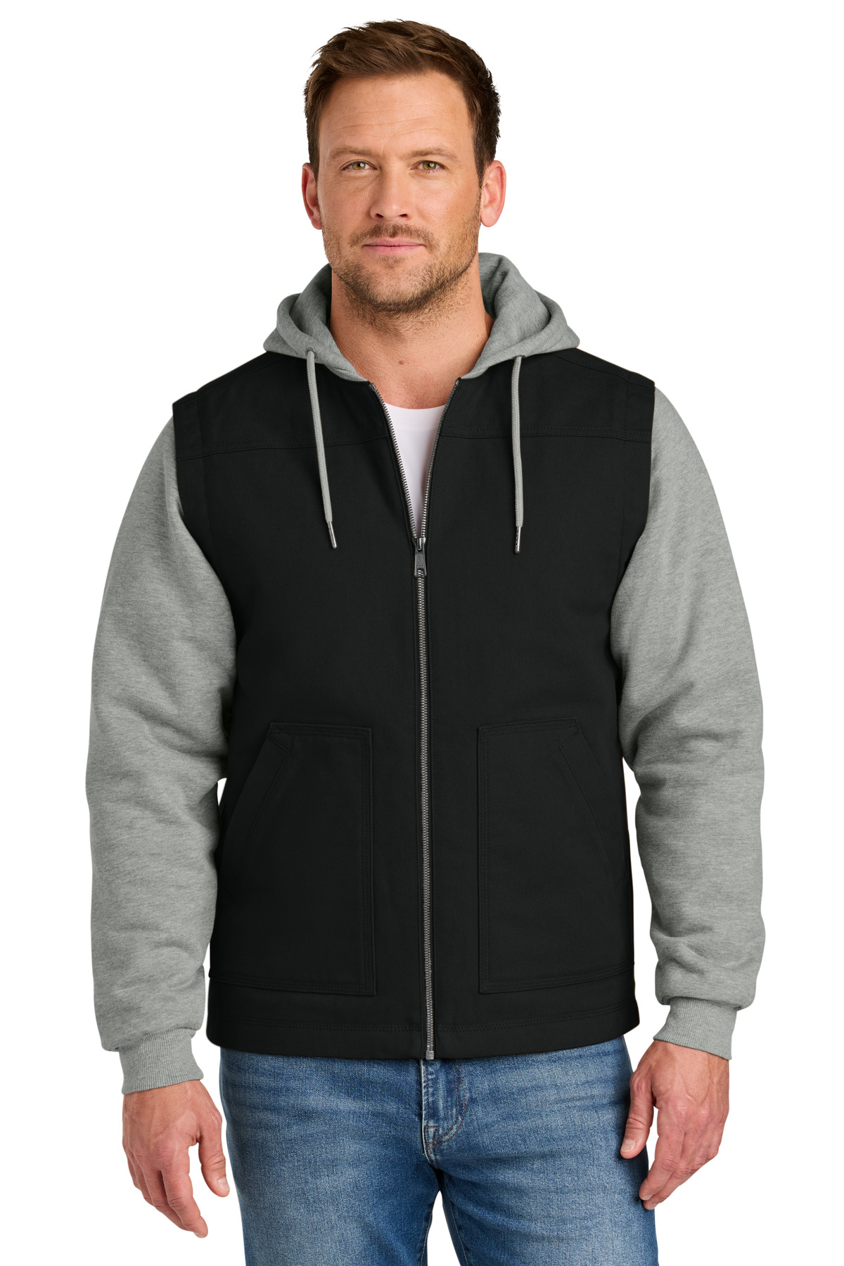 CornerStone Duck Fleece Full-Zip Hooded Jacket CSJ42 13