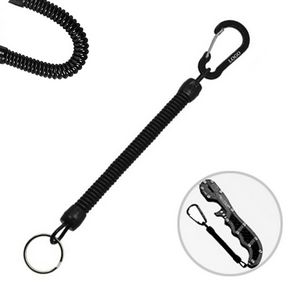 Elastic TPU Rope Stretchable Keychain With Durable Flat Carabiner 8