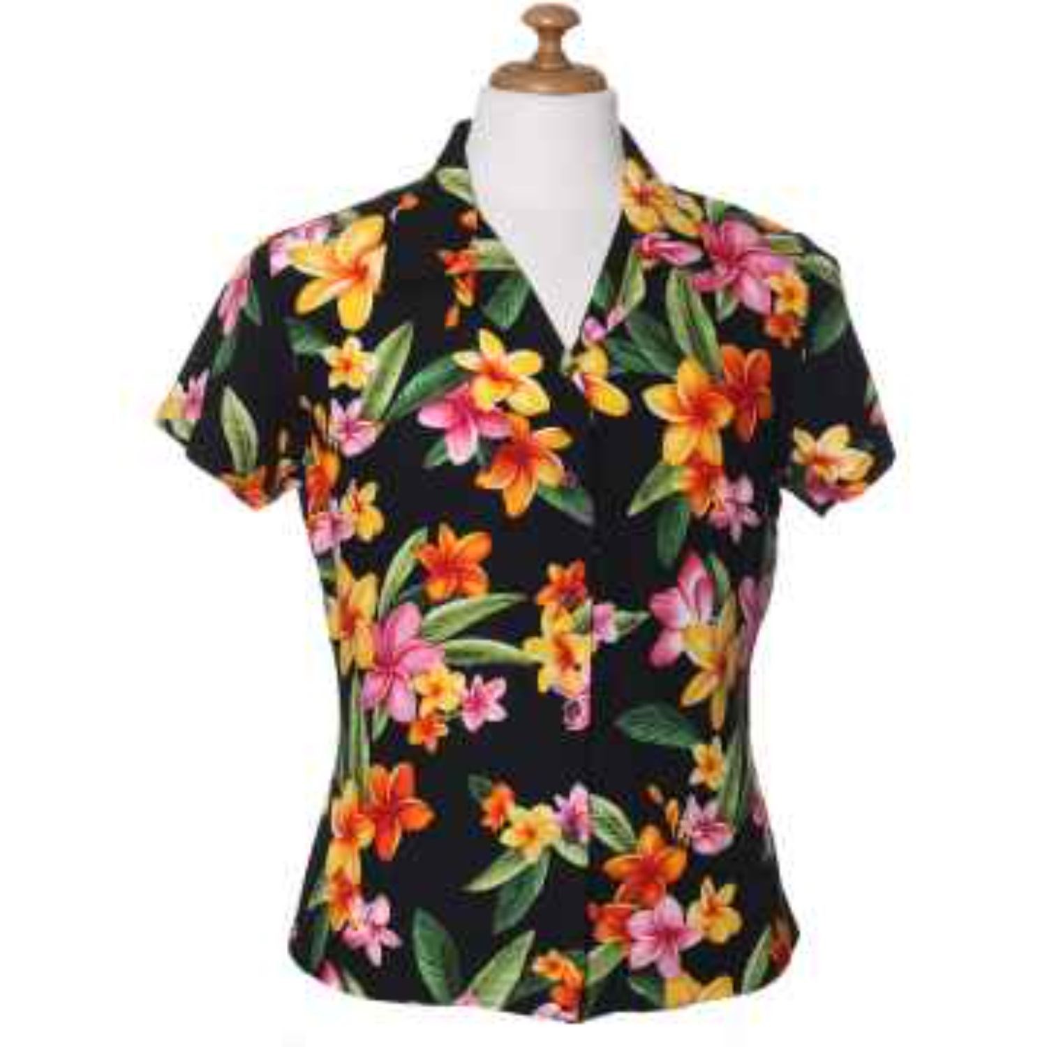 Women's 135 GSM Light 4-Way Stretch Hawaiian Shirts 5