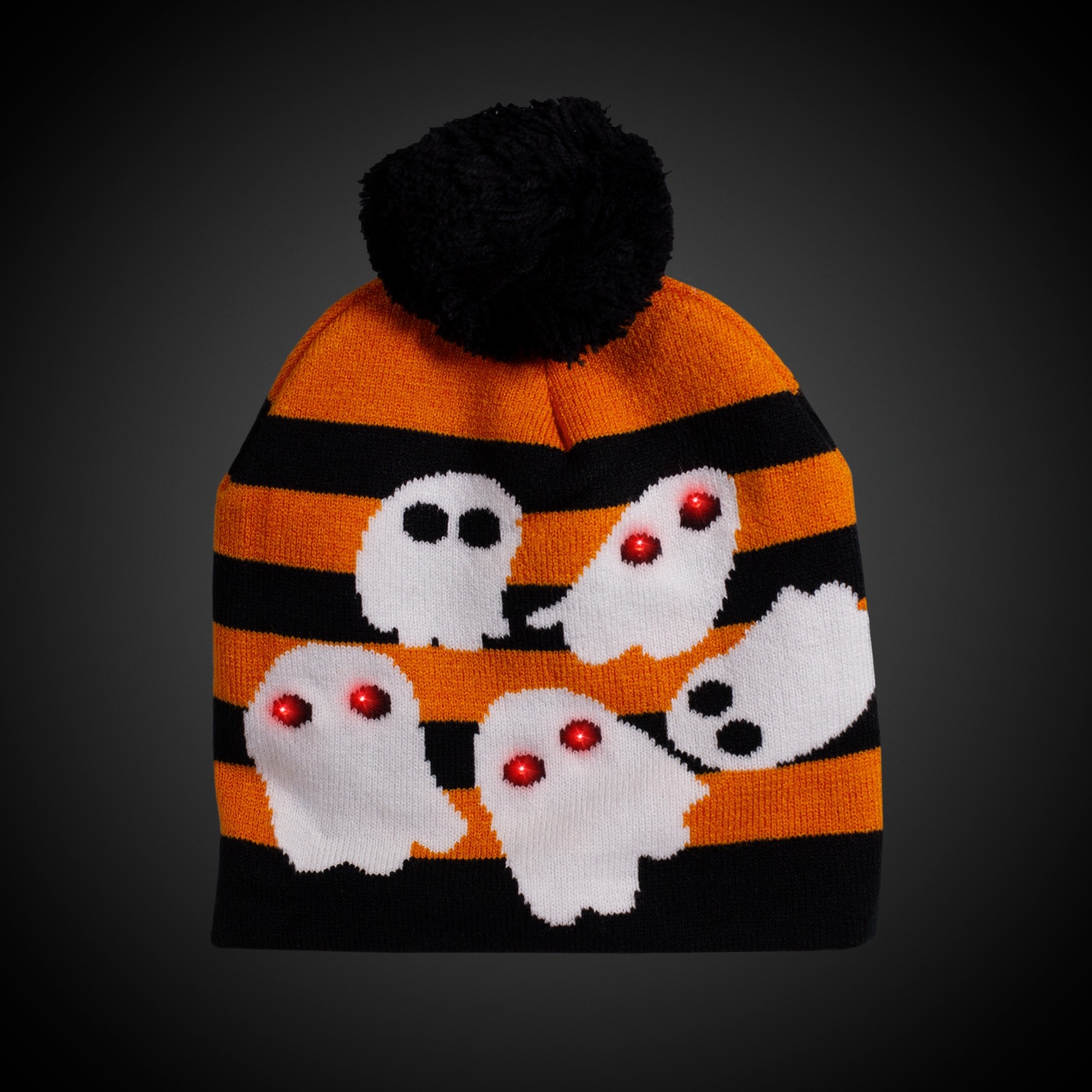 Halloween Ghosts LED Knit Hat 3
