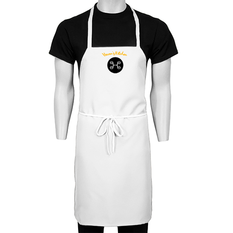 27 in. x 31 in. Classic Bib Apron (Full Color Logo) 4
