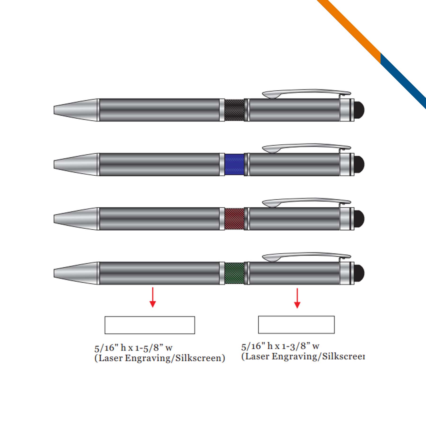 Yamsun 2in1 Stylus Pen 4