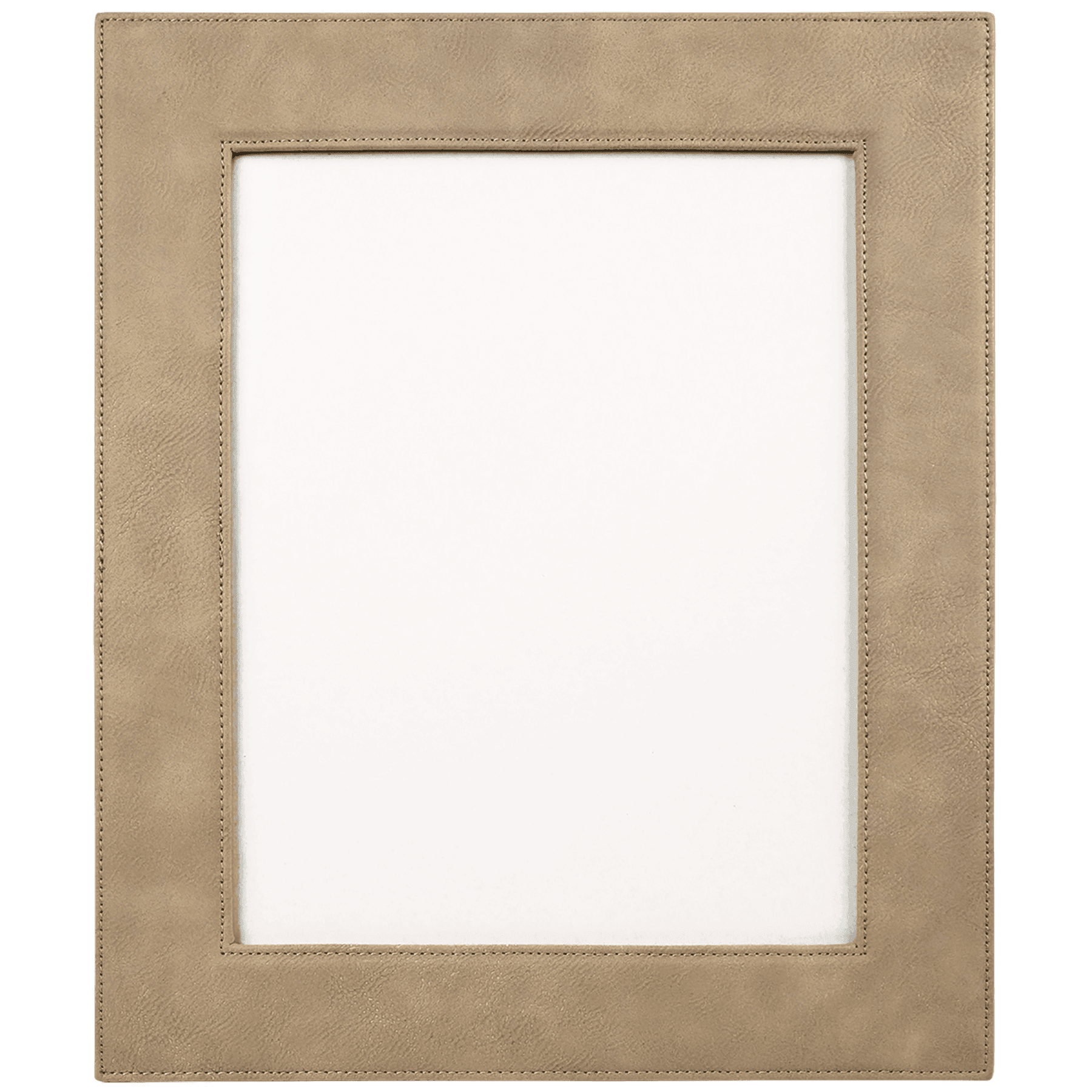 8"X 10" Light Brown Leatherette Picture Frame 2