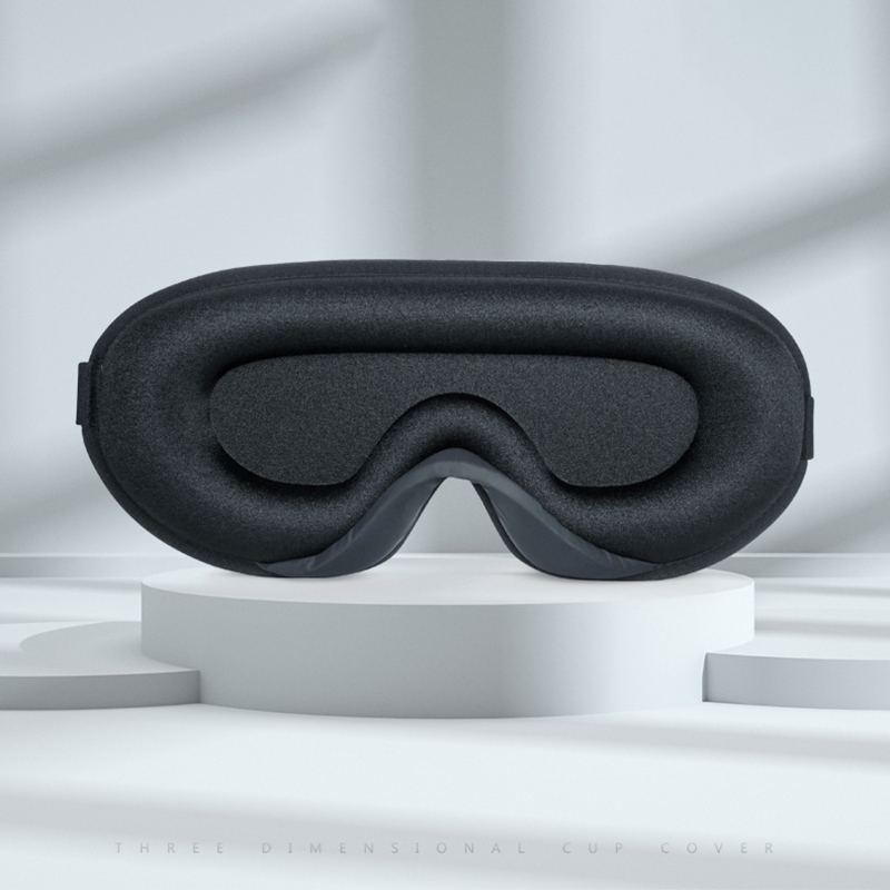 3D Contoured Cup Sleep Mask W/ Adjustable Strap 9