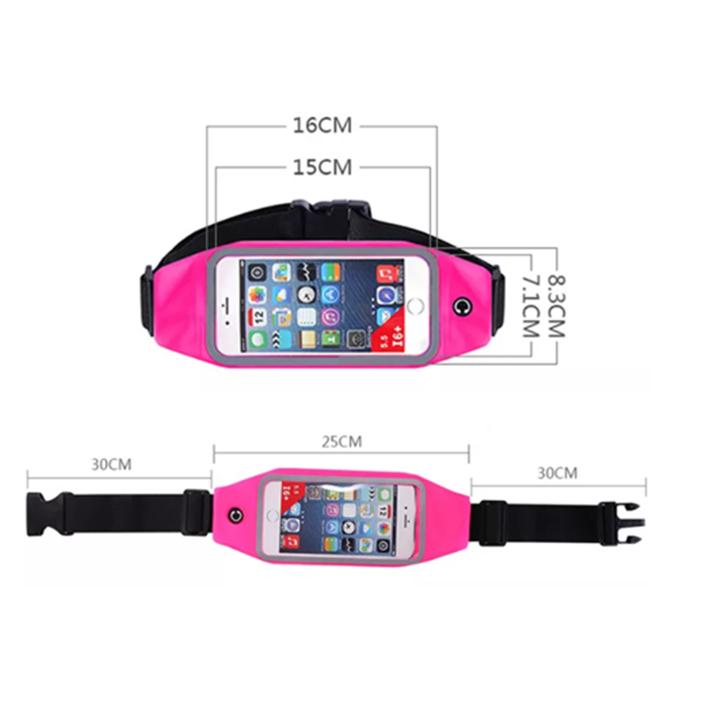 Reflective Outdoor Touch Screen Waist Bag Fanny Pack 3