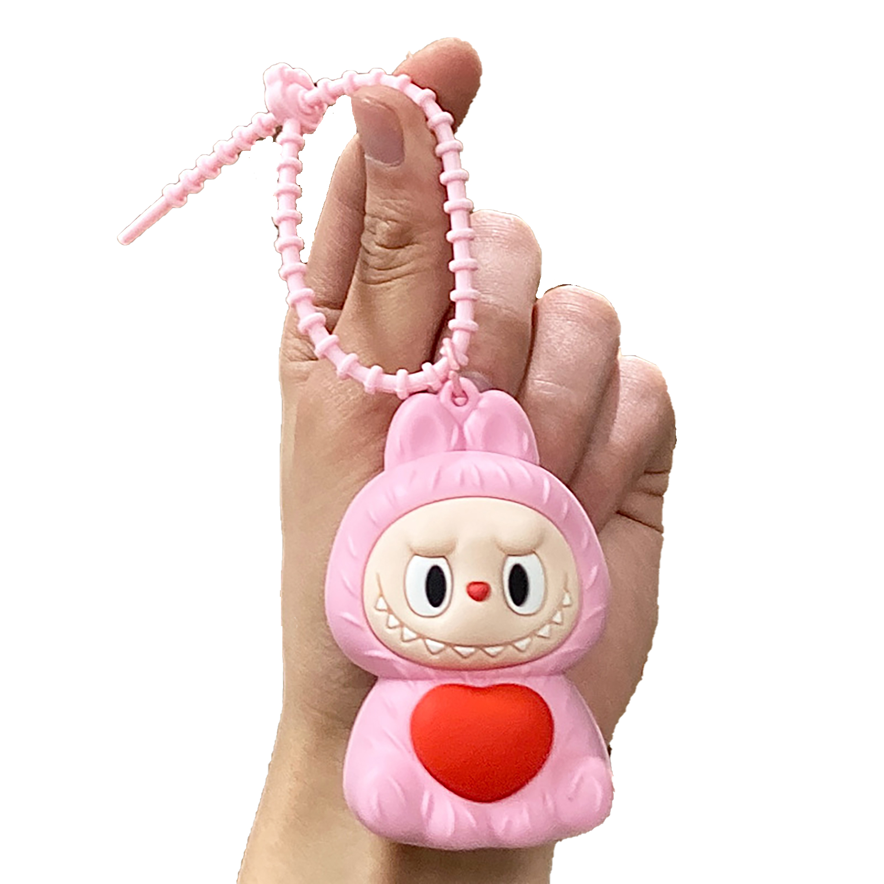 Labubu Love Decompression Keychain 6