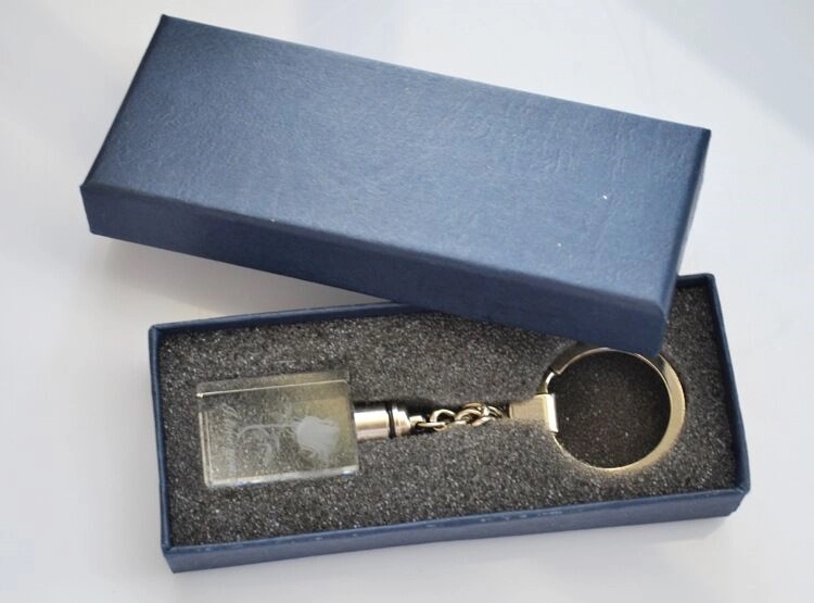 LED Light Crystal Key Chain 4